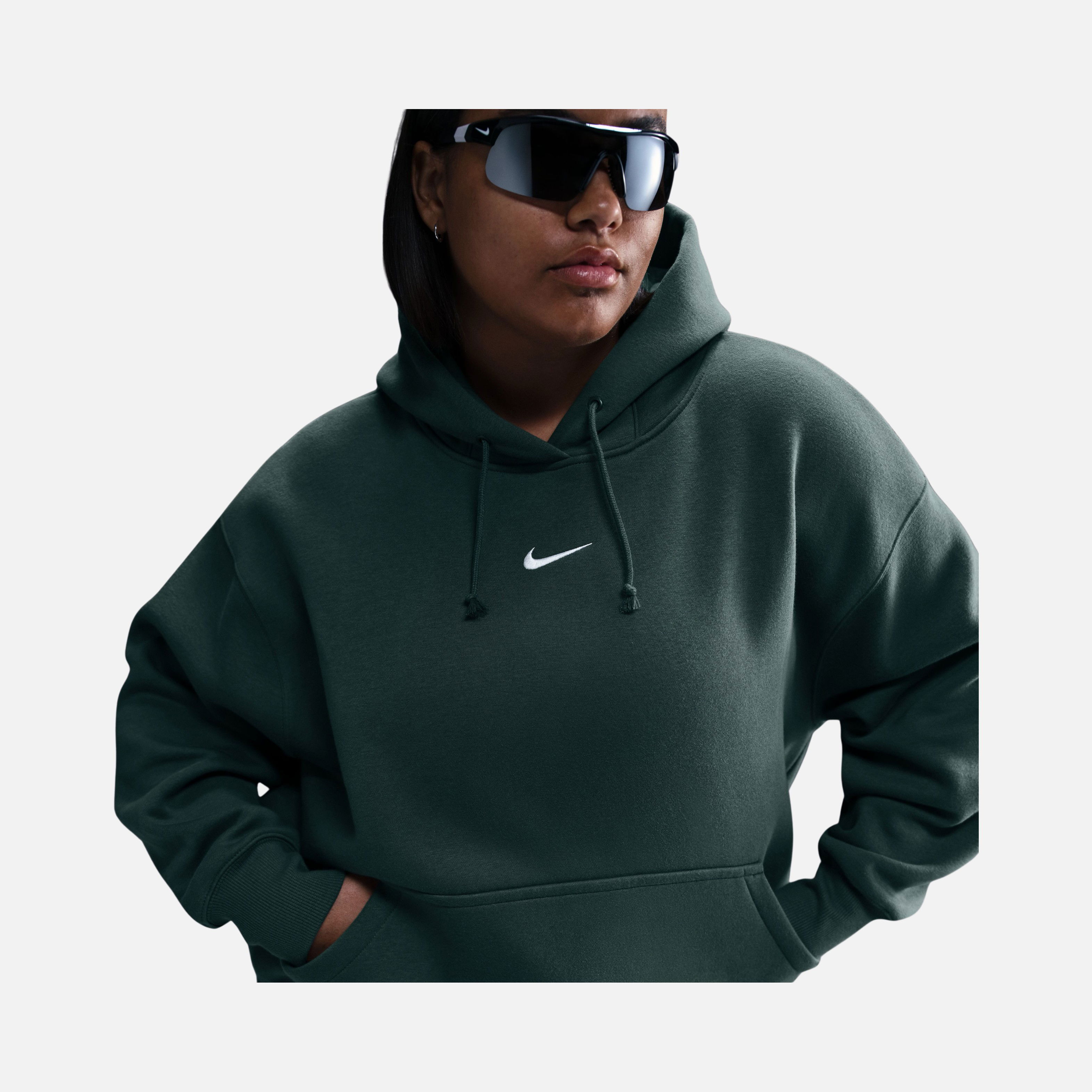Nike Sportswear Phoenix Fleece Oversized Pullover Hoodie (Plus Size) Kadın Sweatshirt
