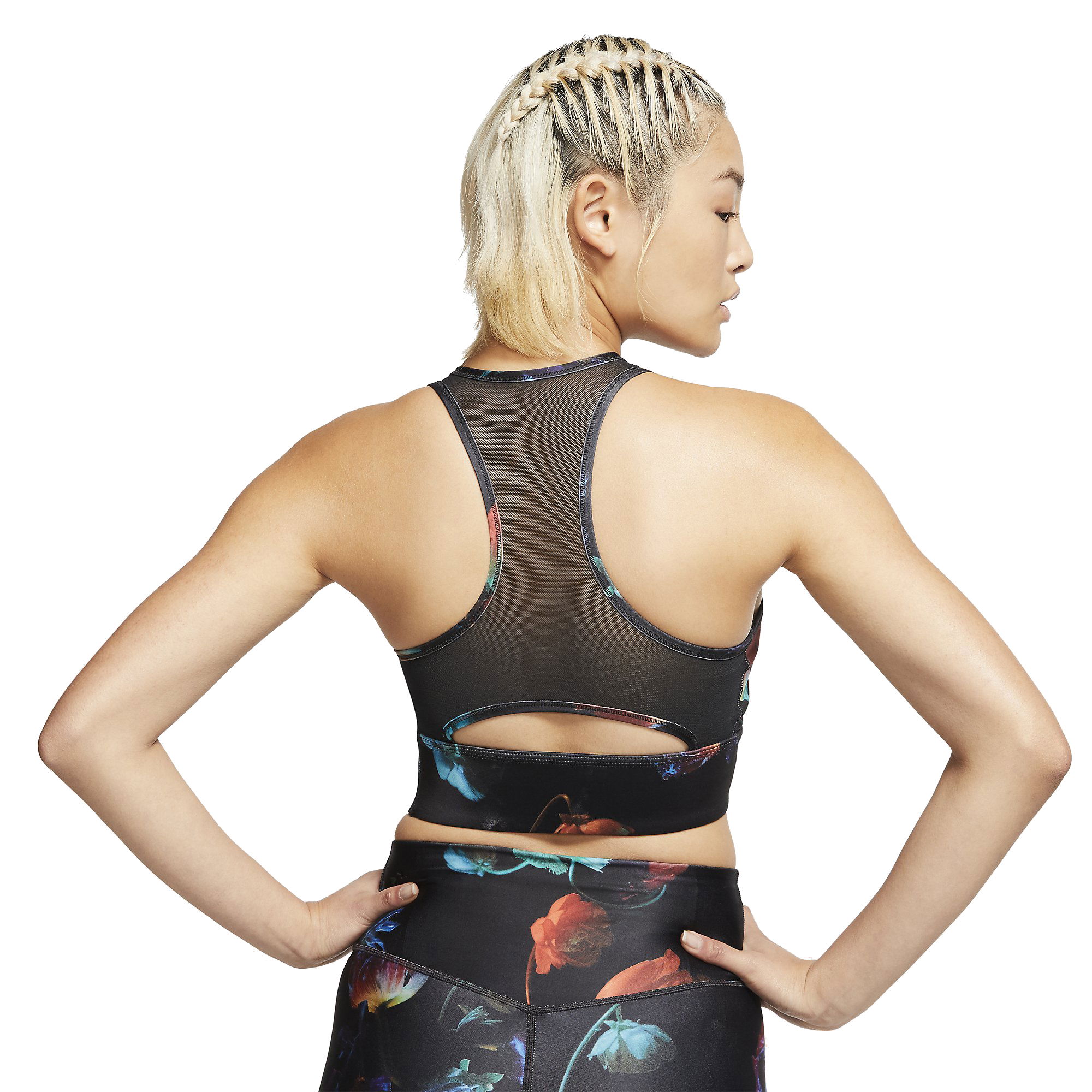 Nike Medium-Support Floral Sports Kadın Büstiyer