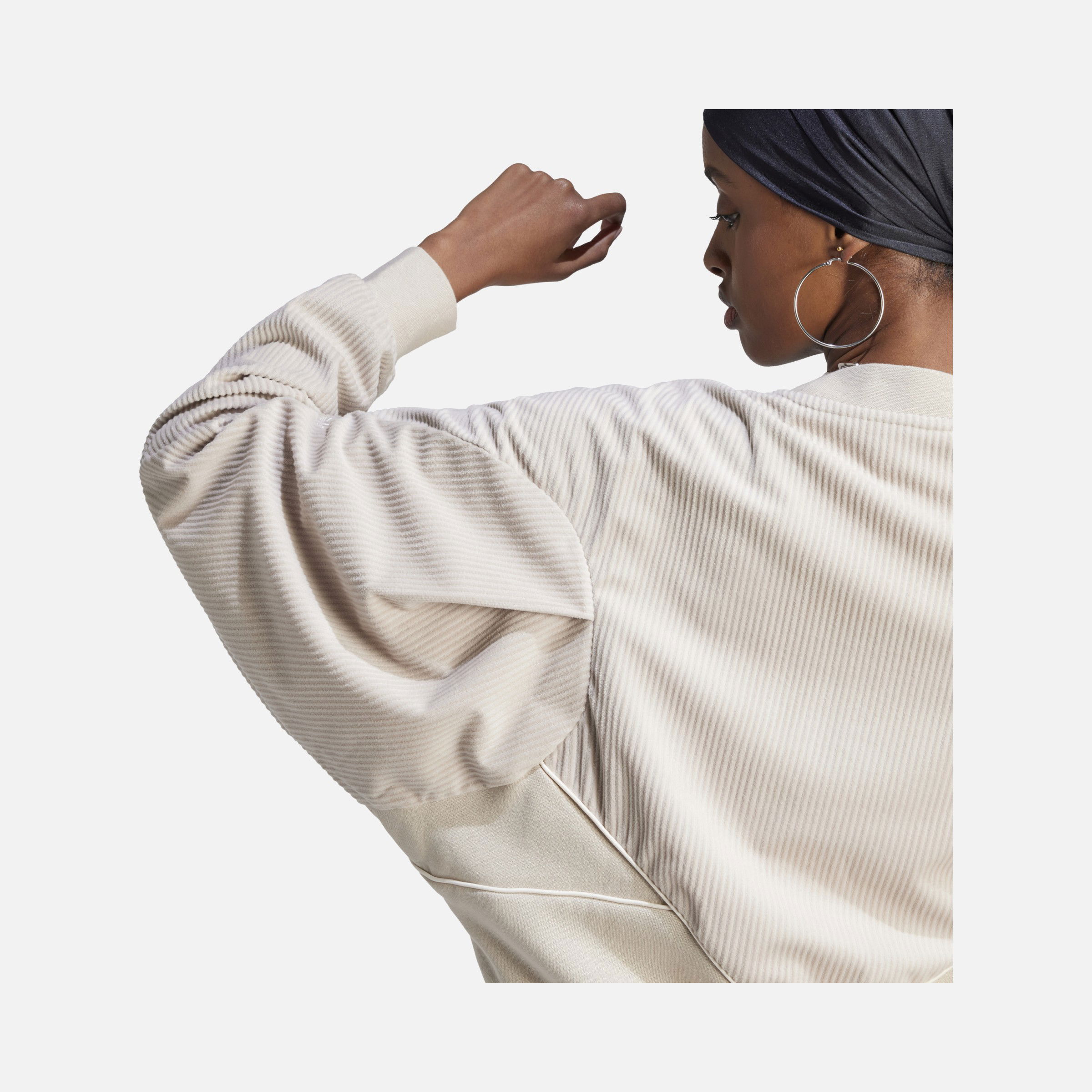 adidas Sportswear Corduroy Mix Material Hooide Kadın Sweatshirt