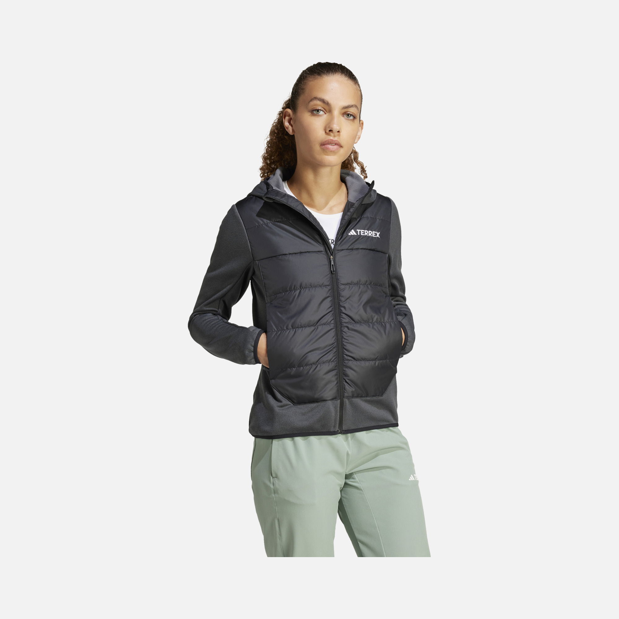 adidas Terrex Multi Hybrid Insulated Full-Zip Hoodie Kadın Ceket