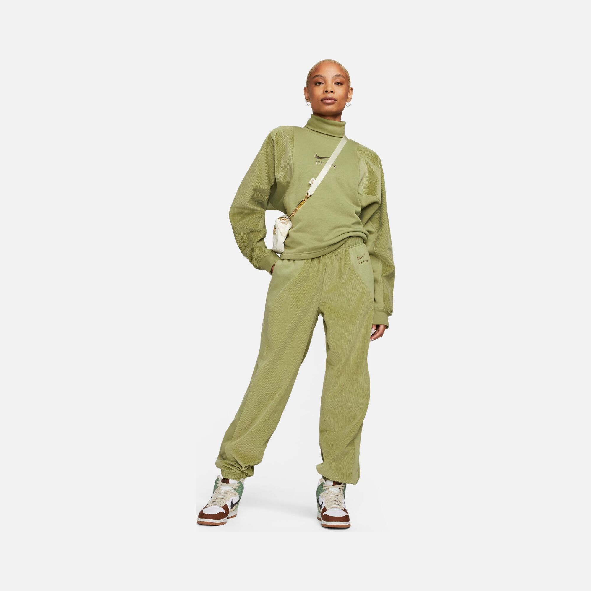 Nike Sportswear Air Cord Fleece High-Rise Kadın Eşofman Altı