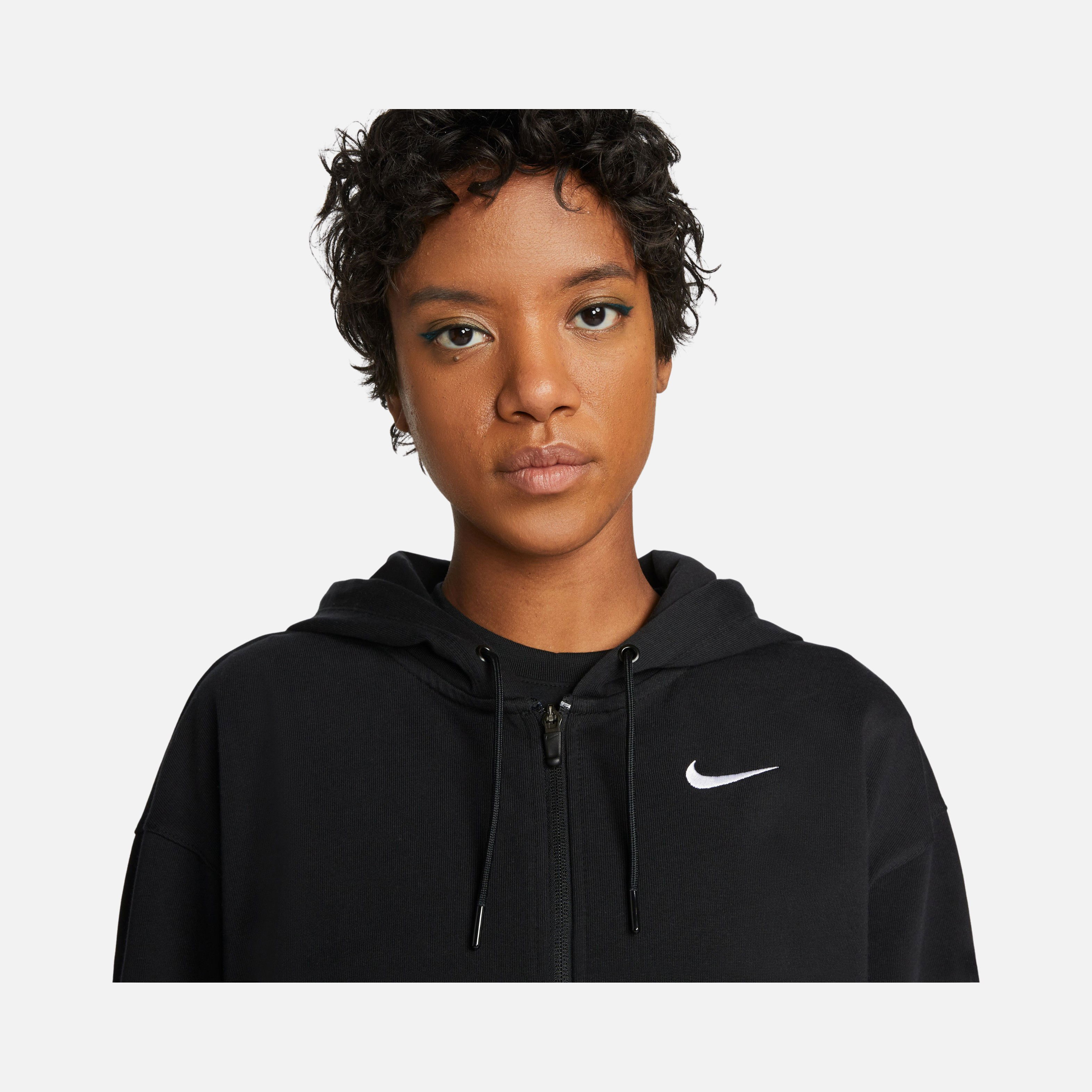 Nike Sportswear Oversized Statement Jersey Full-Zip Hoodie Kadın Sweatshirt