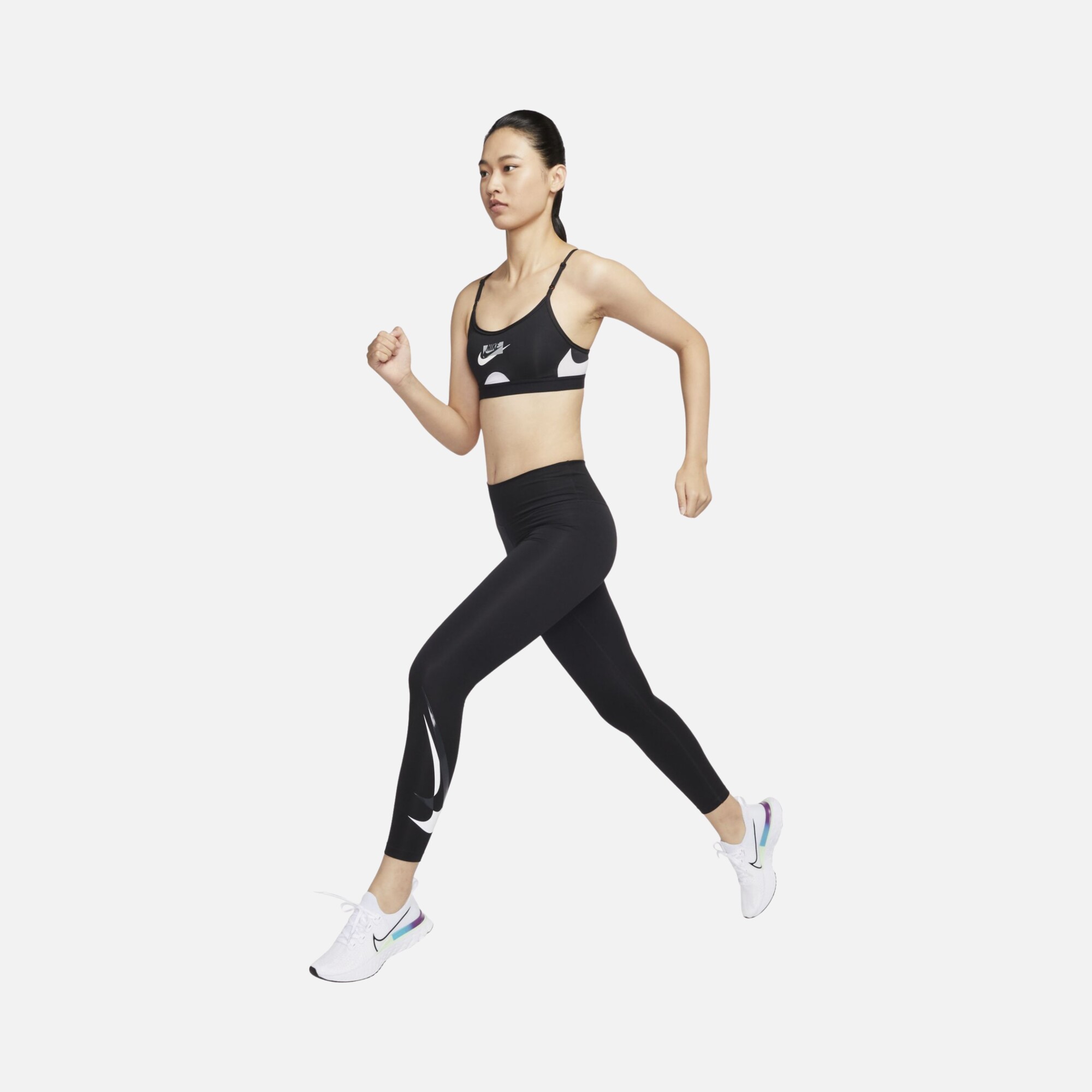 Nike Dri-Fit Swoosh Run 7/8-Length Mid-Rise Kadın Tayt