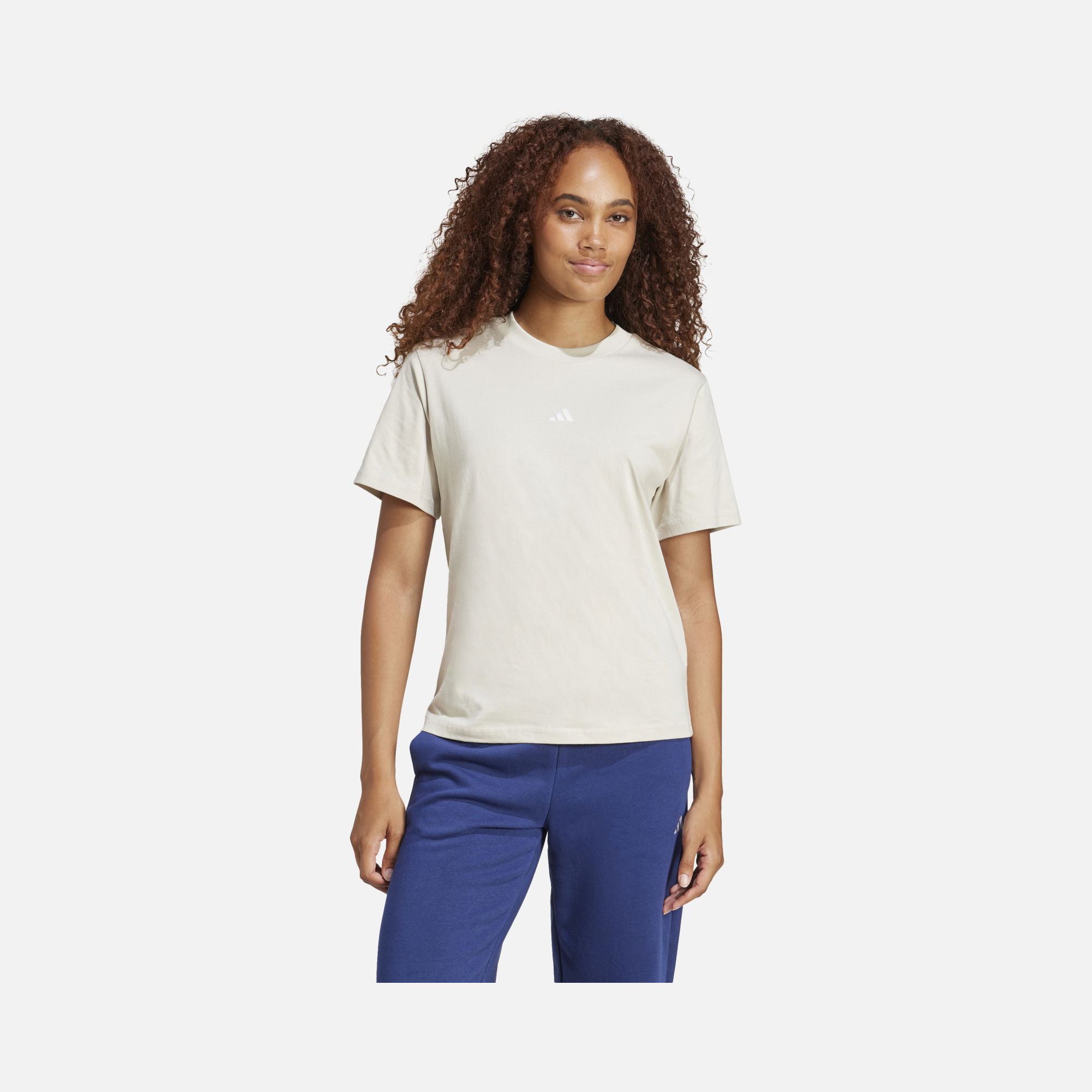 adidas Sportswear Essentials Small Logo Cotton Crew Neck Short-Sleeve Kadın Tişört