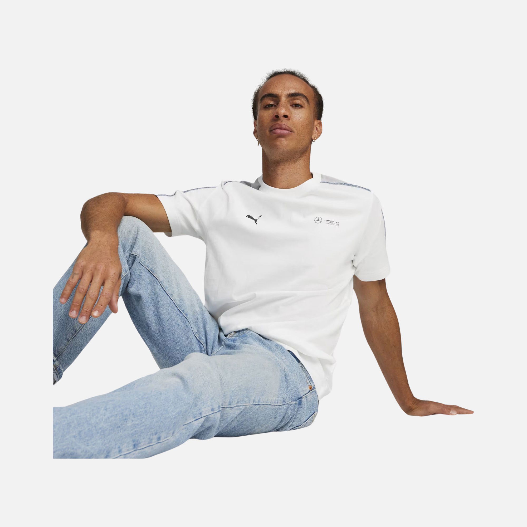 Puma Sportswear Mercedes-AMG F1 Petronas MT7 Short-Sleeve Erkek Tişört