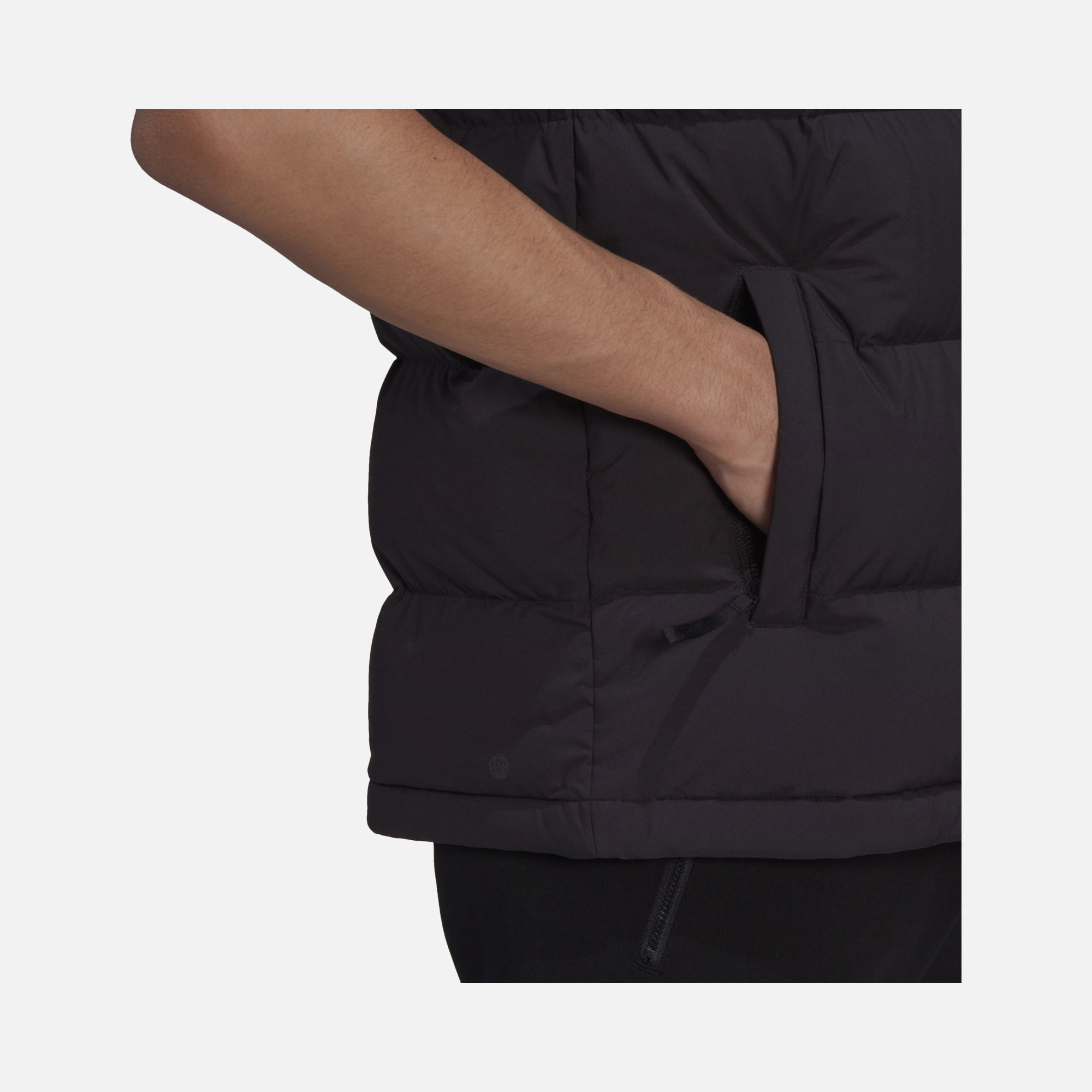 adidas Sportswear Helionic Down Full-Zip Hoodie Erkek Yelek