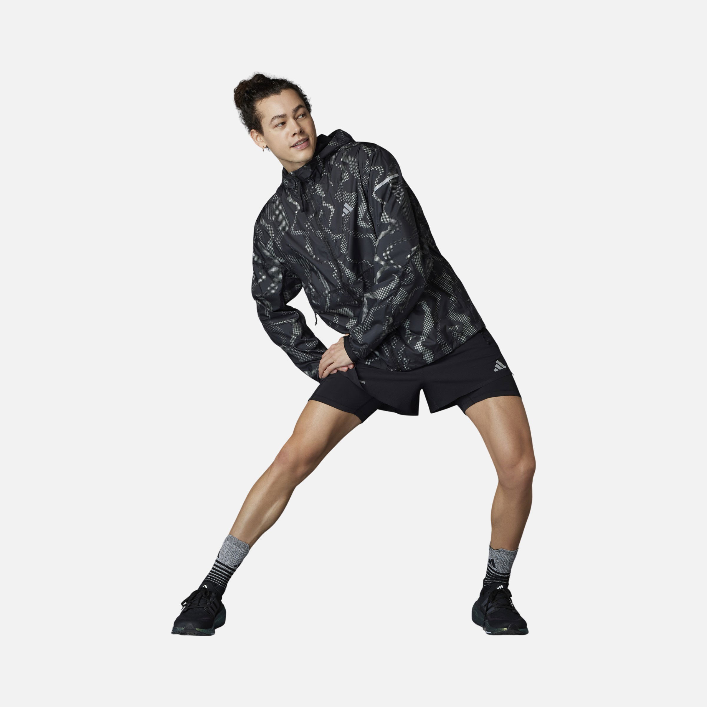 adidas Ultimate Premium WIND.RDY Running Full-Zip Hoodie Erkek Ceket