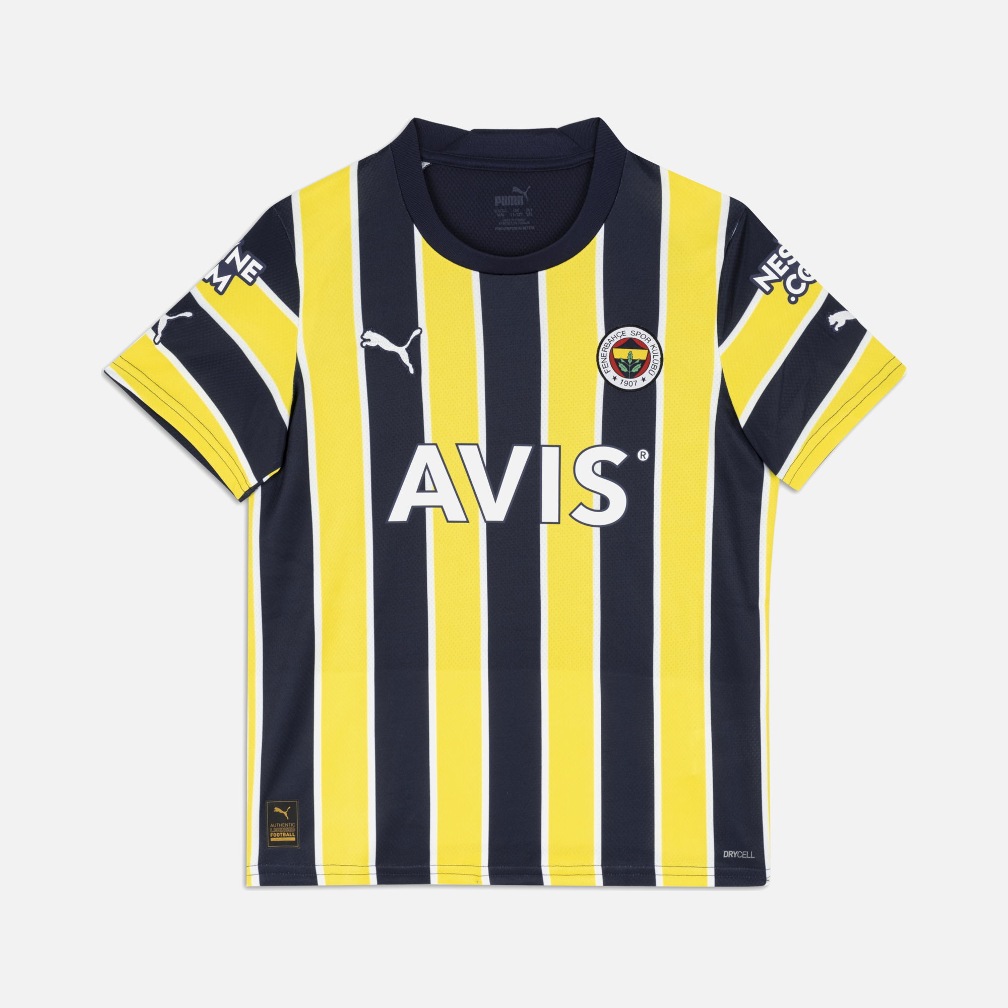 Puma Fenerbahçe S.K. 2022-2023 Çubuklu İç Saha Çocuk Forma