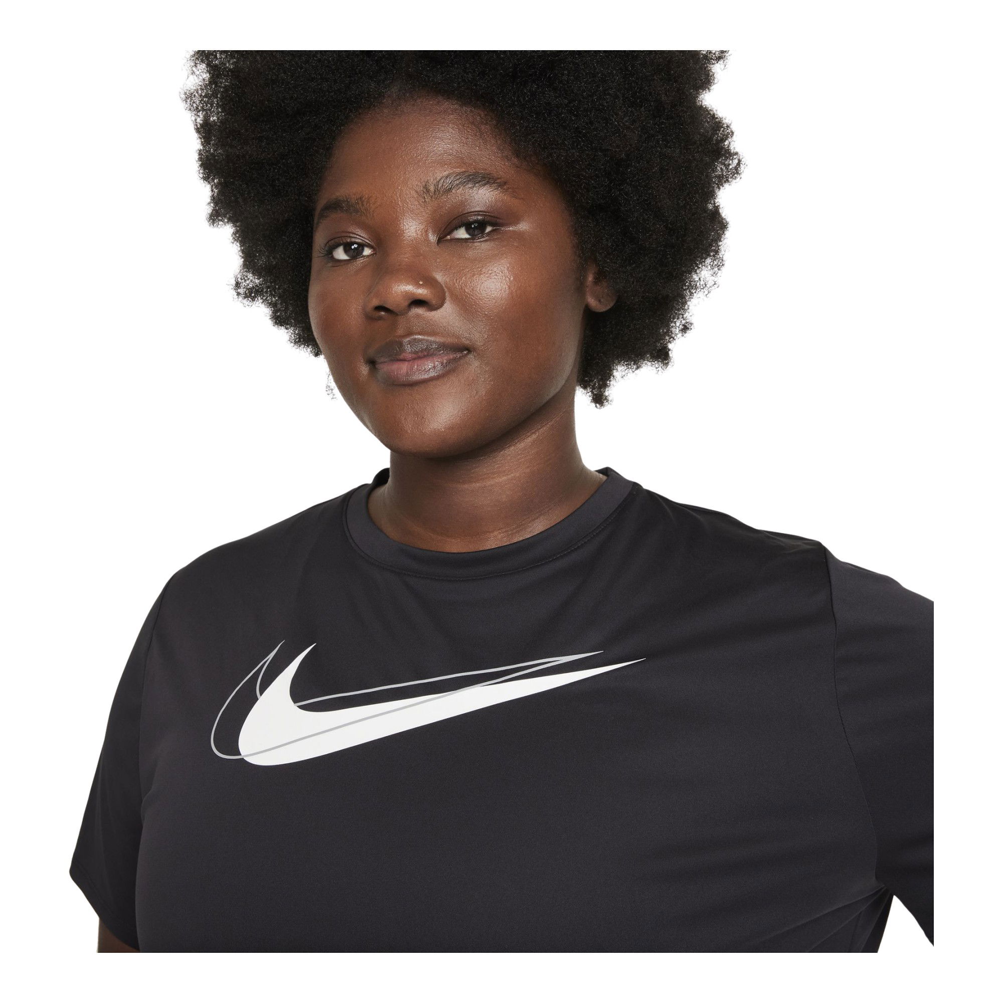 Nike Dri-Fit Swoosh Run Short-Sleeve Kadın Tişört