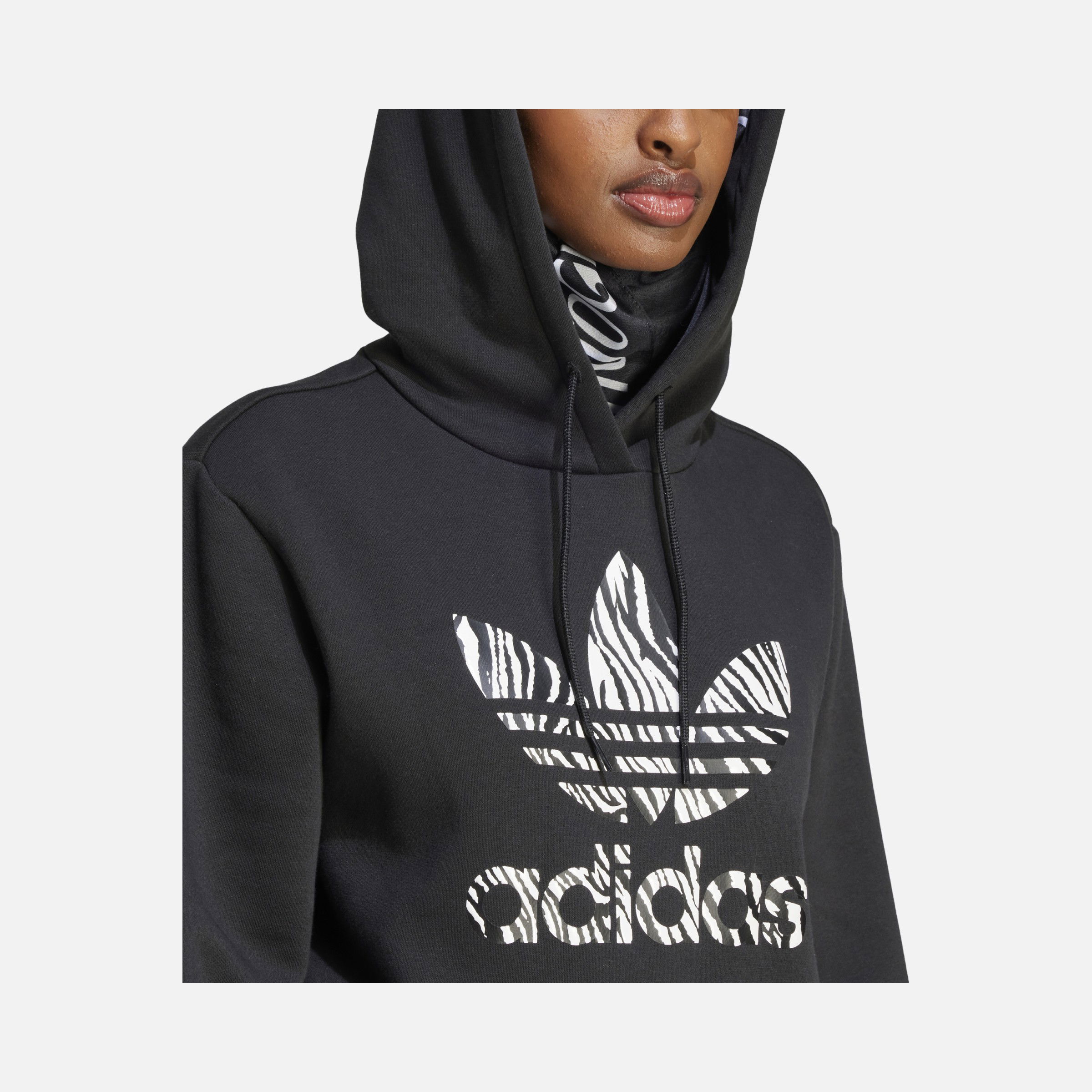 adidas Sportswear Zebra Animal Graphic Hoodie Kadın SweatShirt