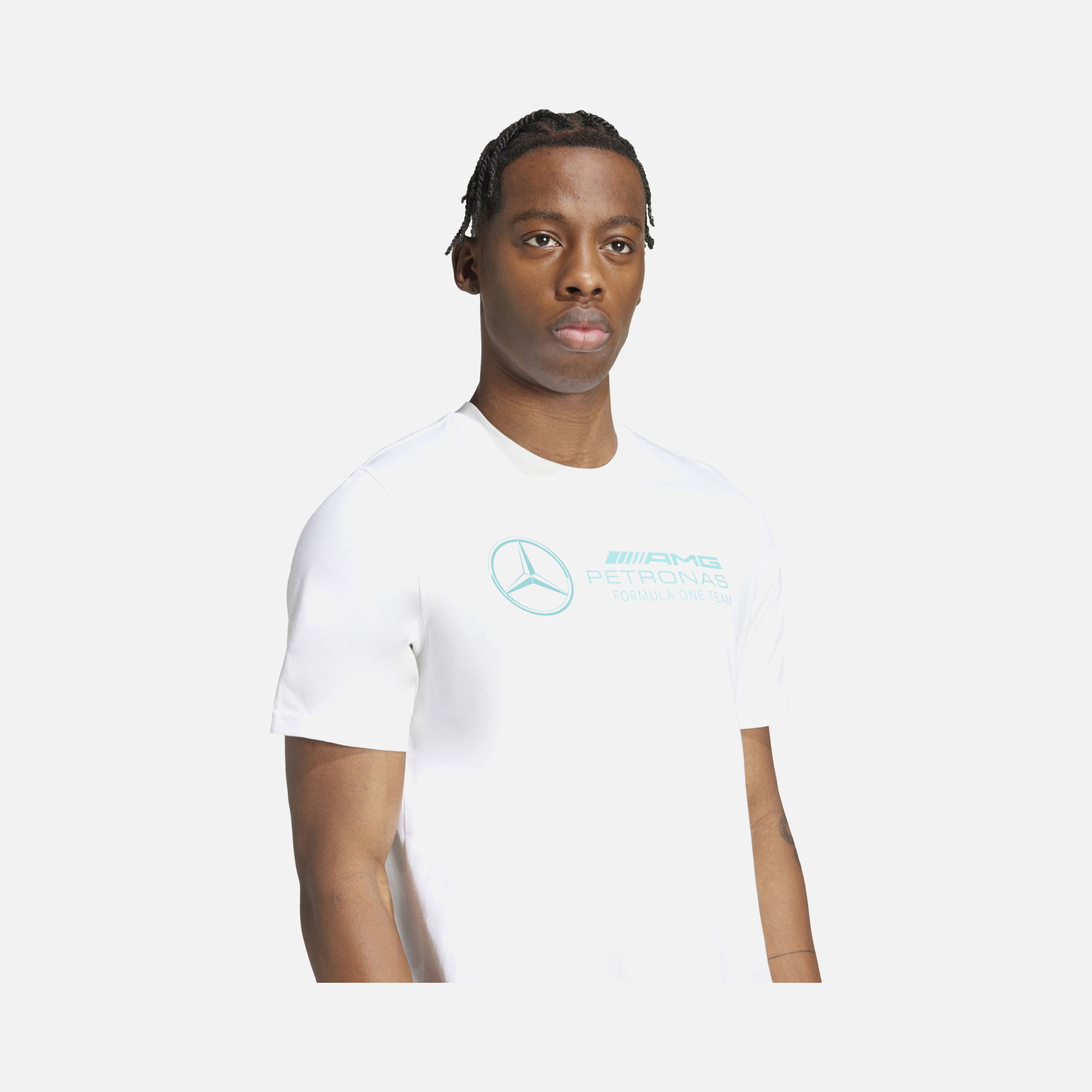 adidas Mercedes-AMG Petronas F1 Team DNA Graphic Regular-Fit Racing Fans Short-Sleeve Erkek Tişört