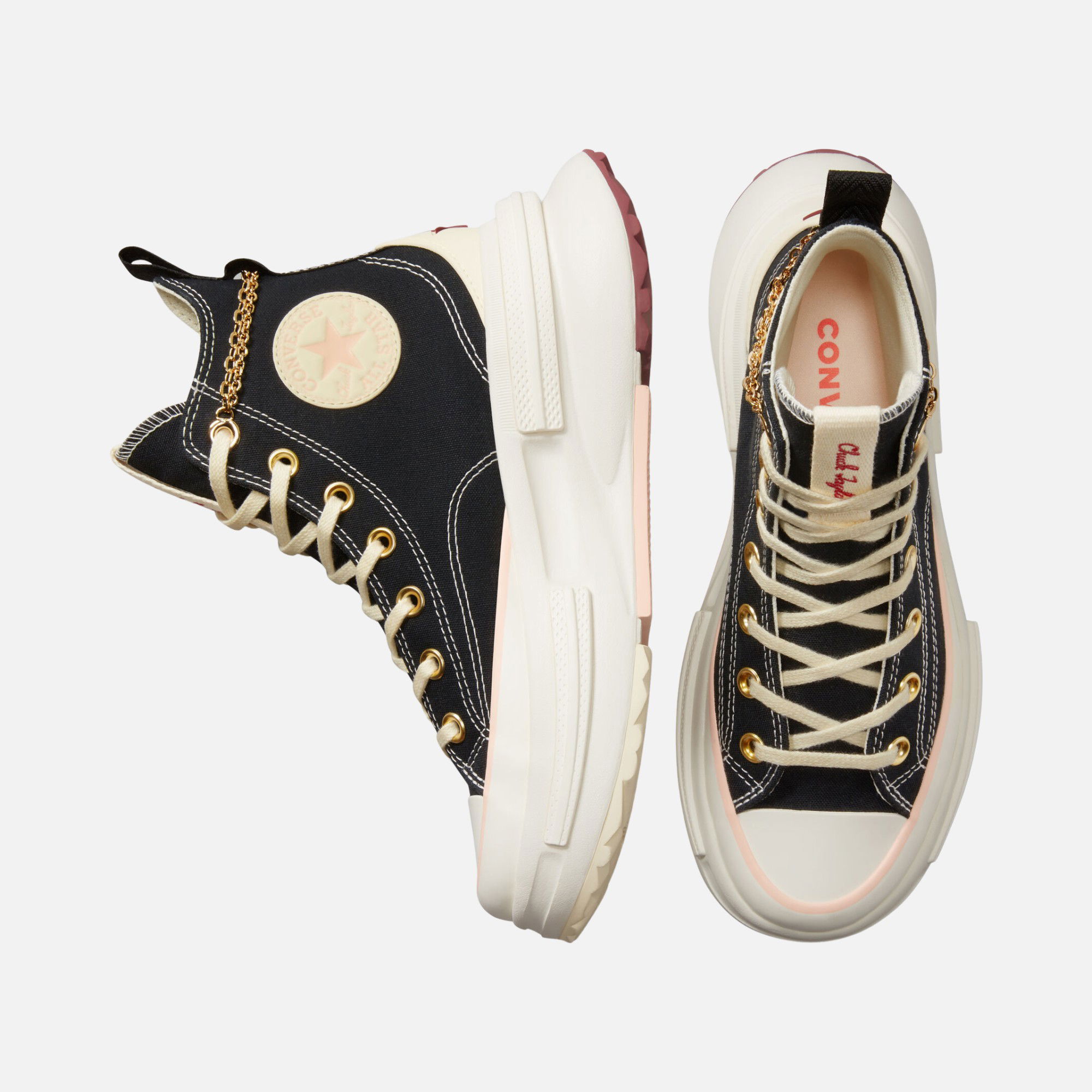 Converse Run Star Legacy CX Platform Gold Chain Kadın Spor Ayakkabı