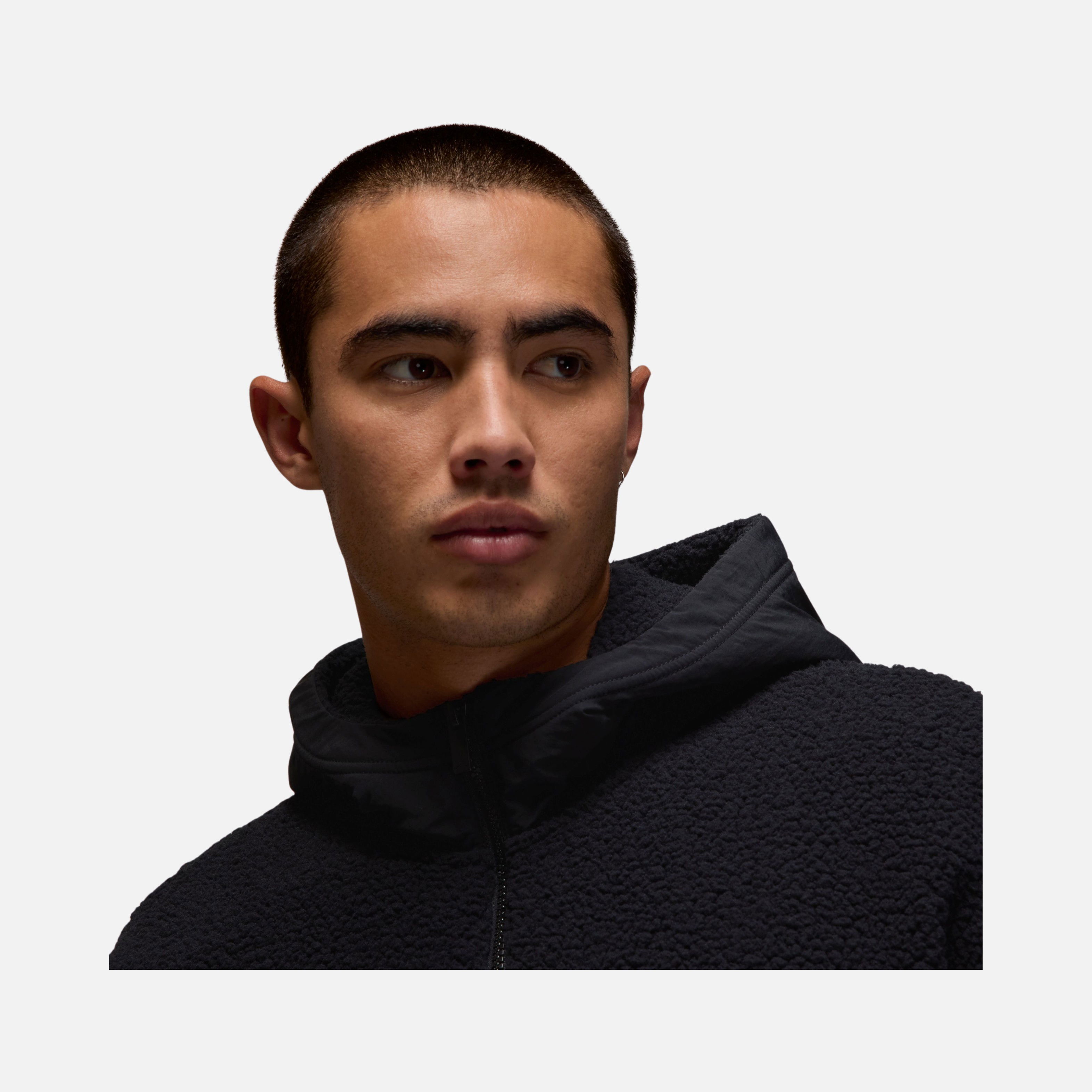 Nike Jordan Flight Sherpa Half-Zip Hoodie Erkek Sweatshirt