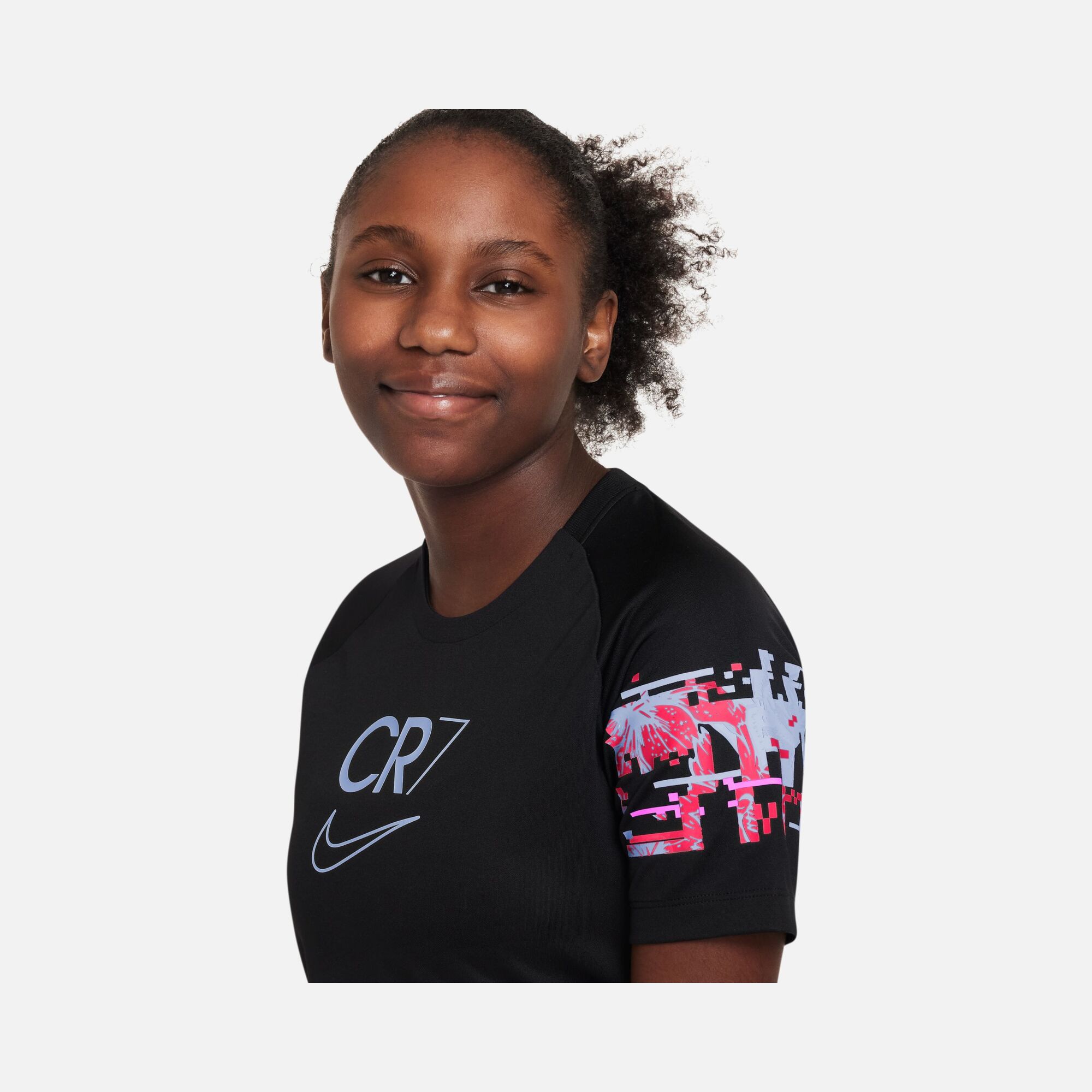 Nike Dri-Fit CR7 Football Soccer Short-Sleeve Çocuk Tişört