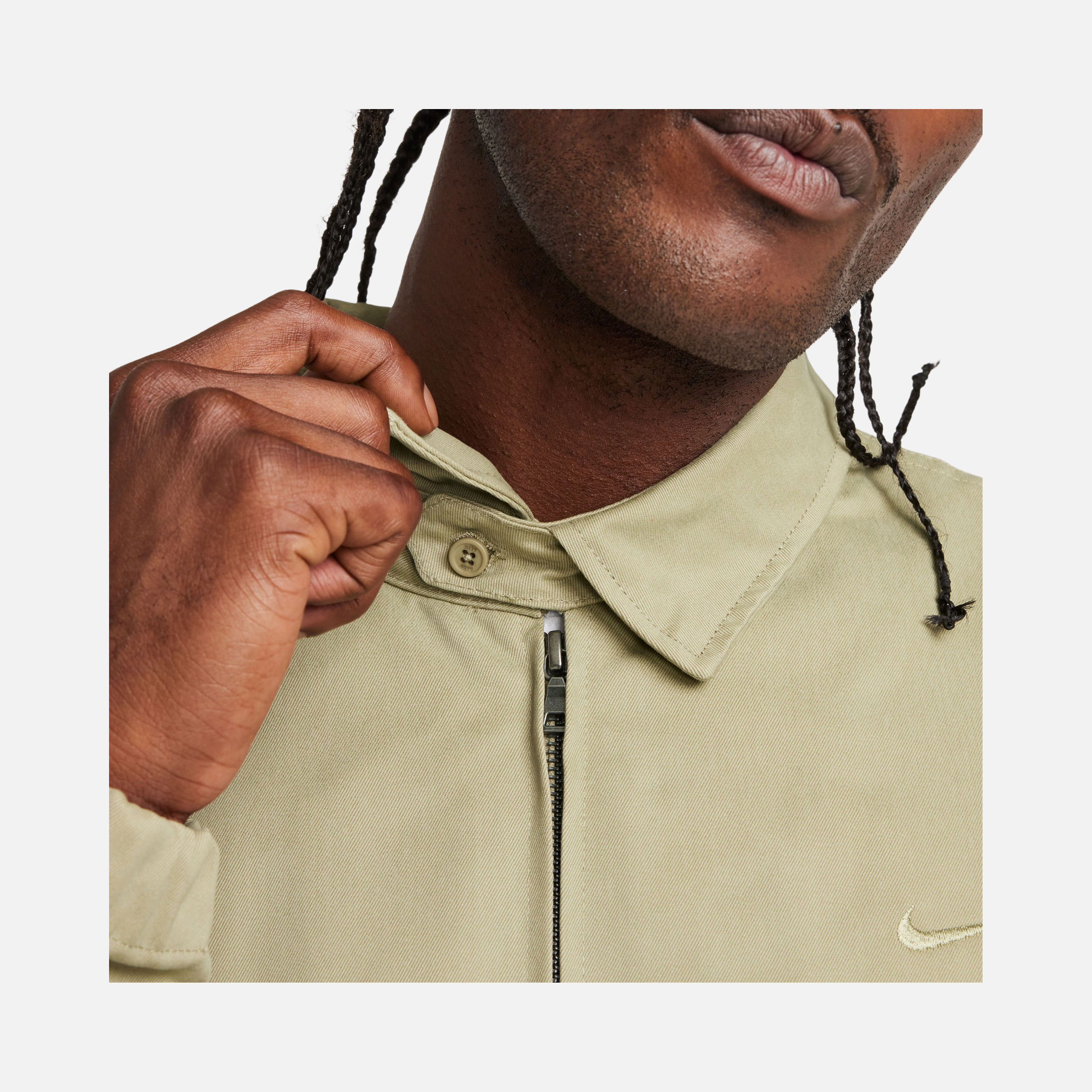 Nike Life Woven Harrington Wide Cut Full-Zip Erkek Ceket