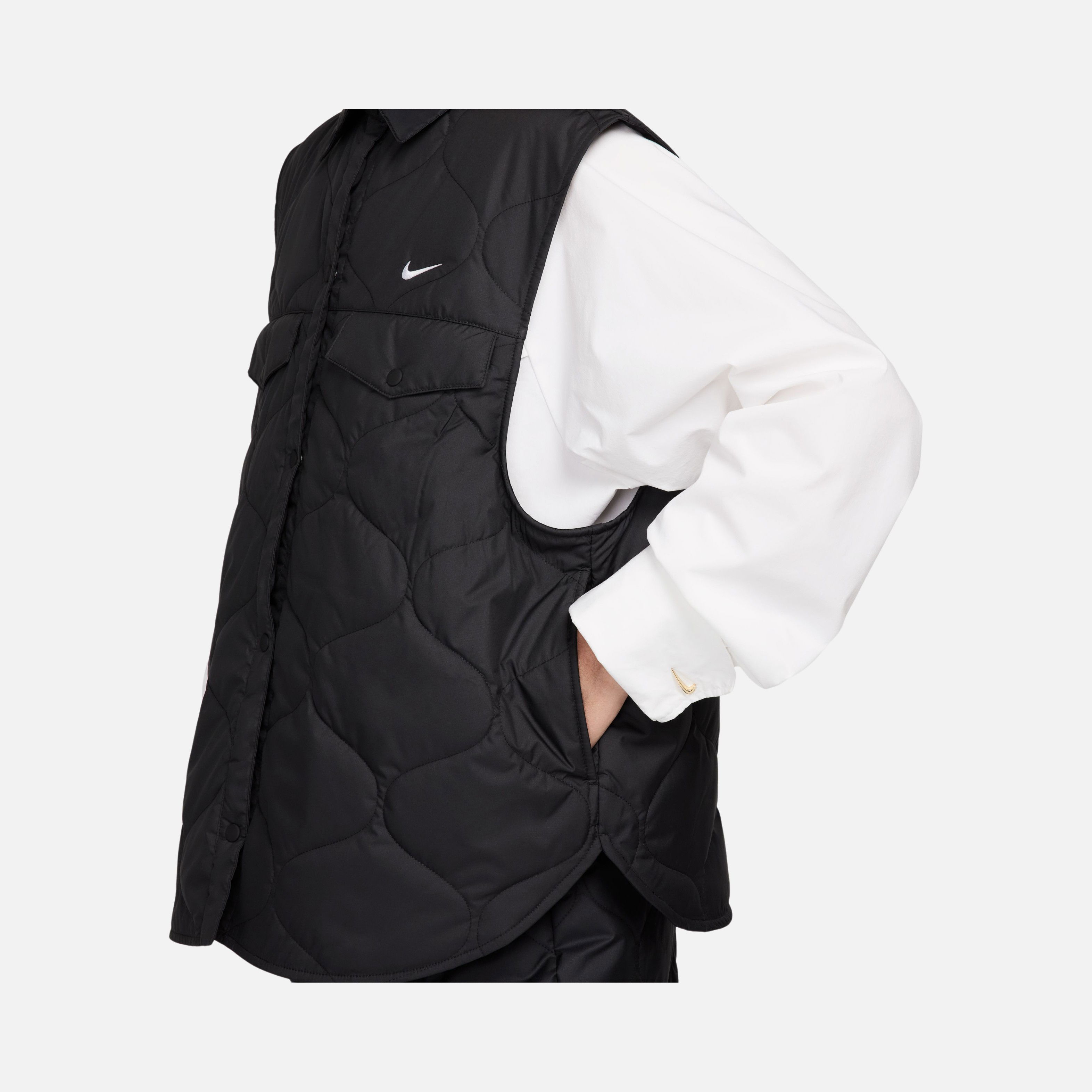 Nike Sportswear Essential Quilting Fabric Full-Snap Kadın Yelek