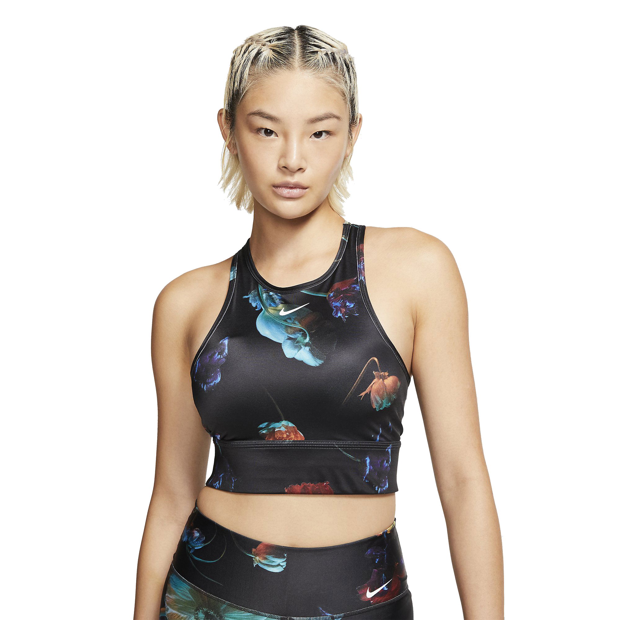 Nike Medium-Support Floral Sports Kadın Büstiyer