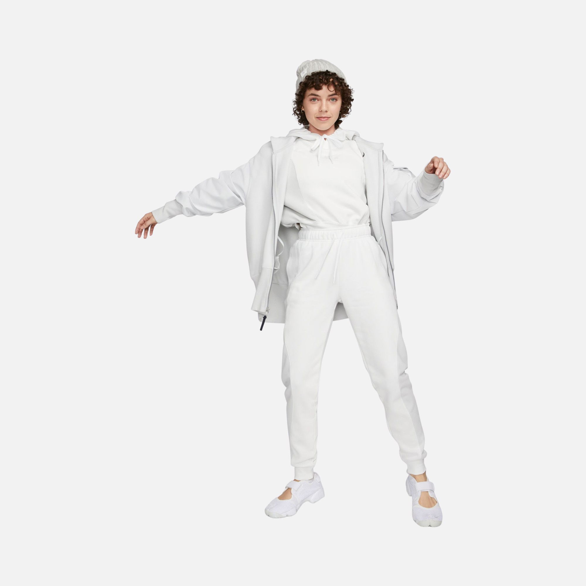 Nike Sportswear Air Mid-Rise Fleece Jogger Style Kadın Eşofman Altı