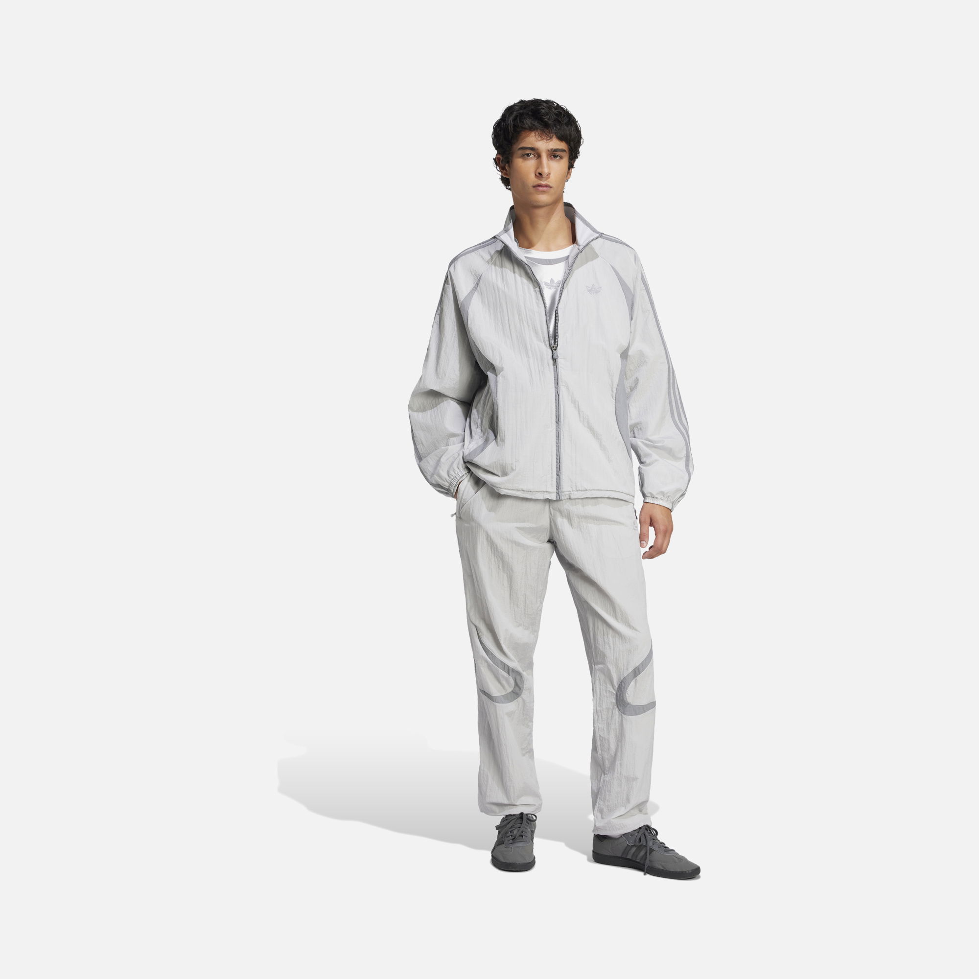 adidas Originals Adicolor 2000s Woven Track Loose Cut Full-Zip Erkek Sweatshirt