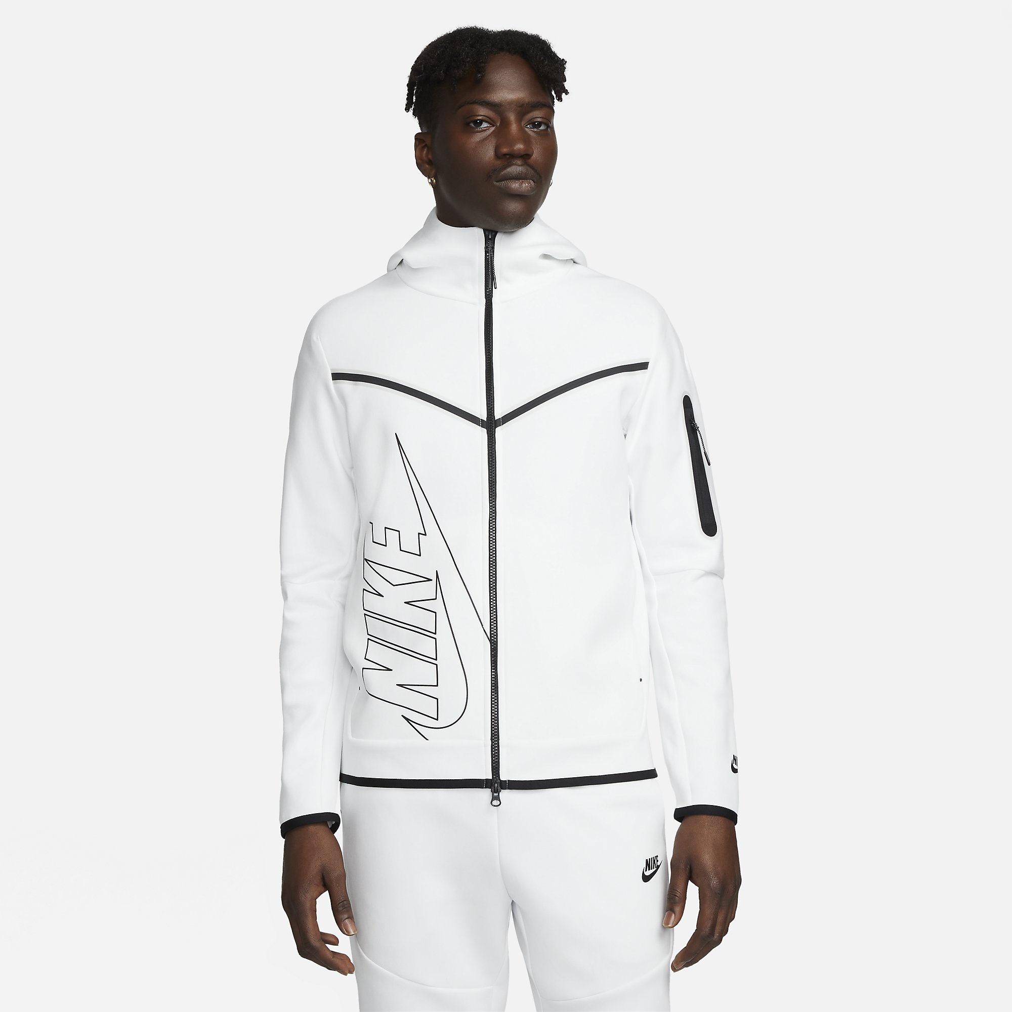 Nike Sportswear Tech Fleece Windrunner ''Futura Swoosh'' Full-Zip Hoodie Erkek Sweatshirt