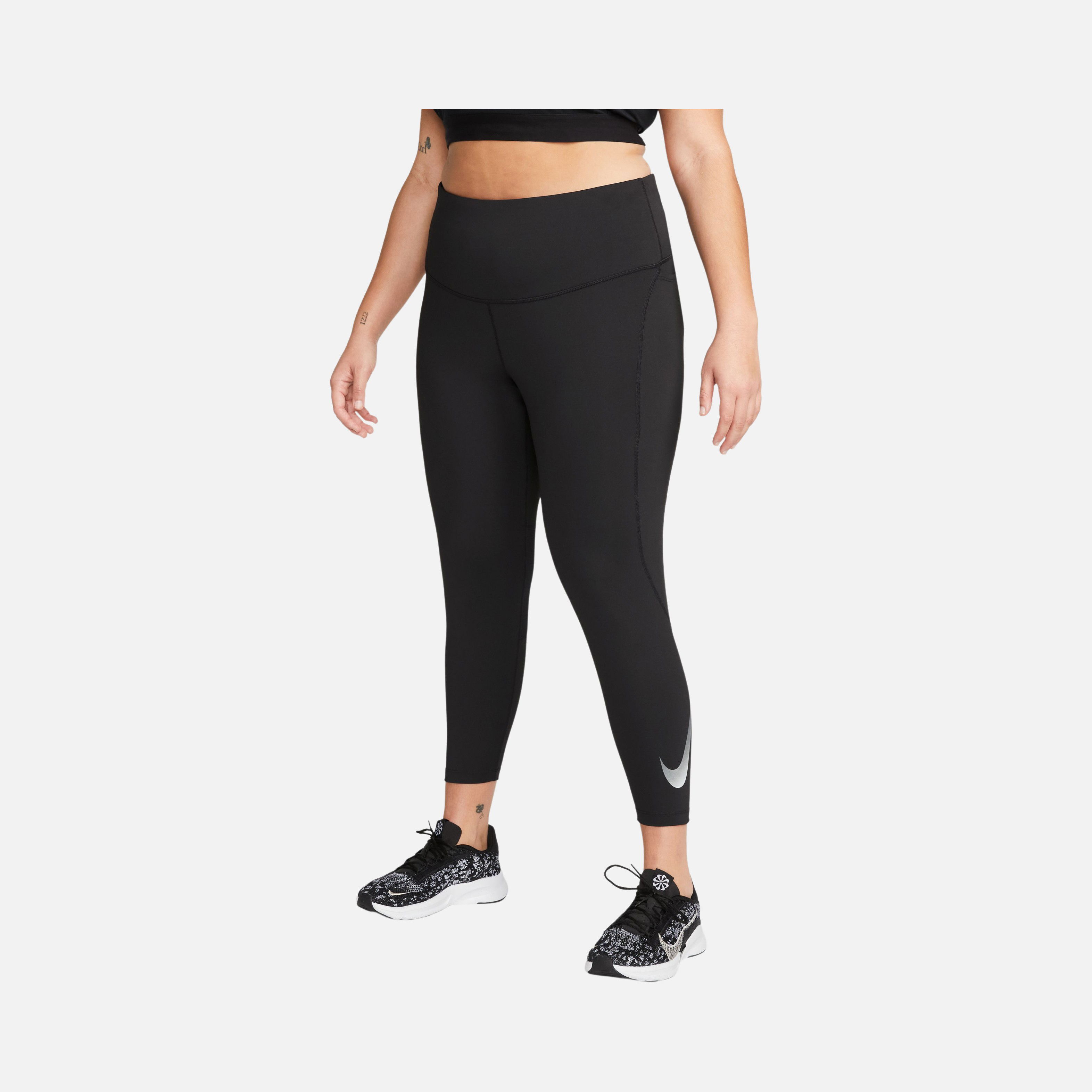 Nike Fast Mid-Rise 7/8 Running Kadın Tayt