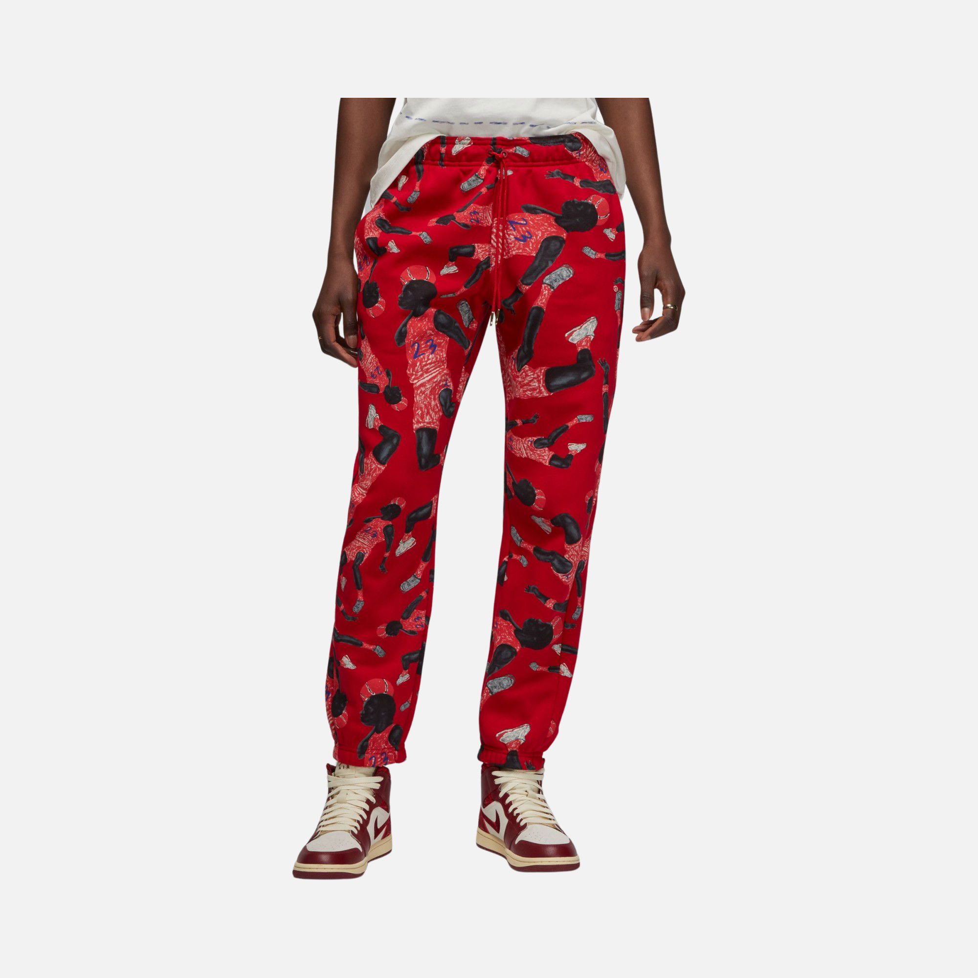 Nike Jordan Brooklyn Fleece Printed Kadın Eşofman Altı