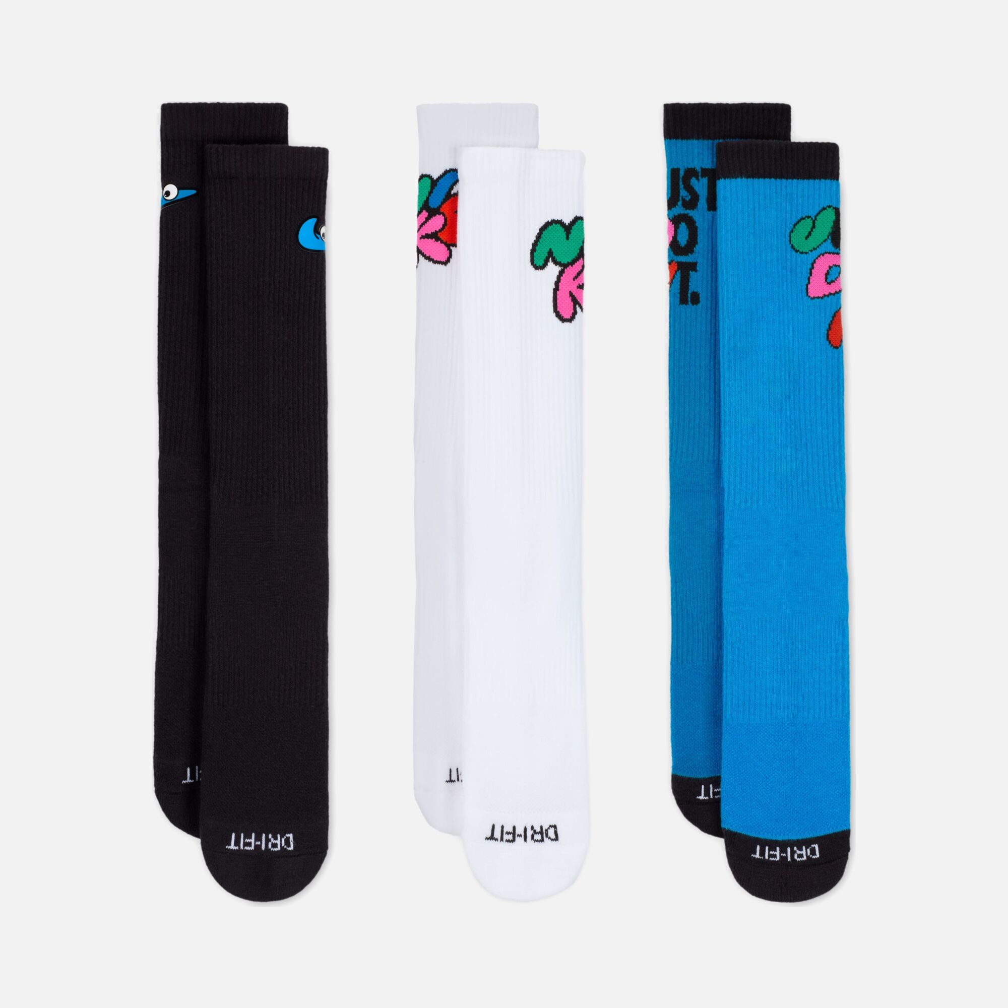 Nike Dri-Fit Everyday Plus Cushioned Crew (3 Pairs) Unisex Çorap