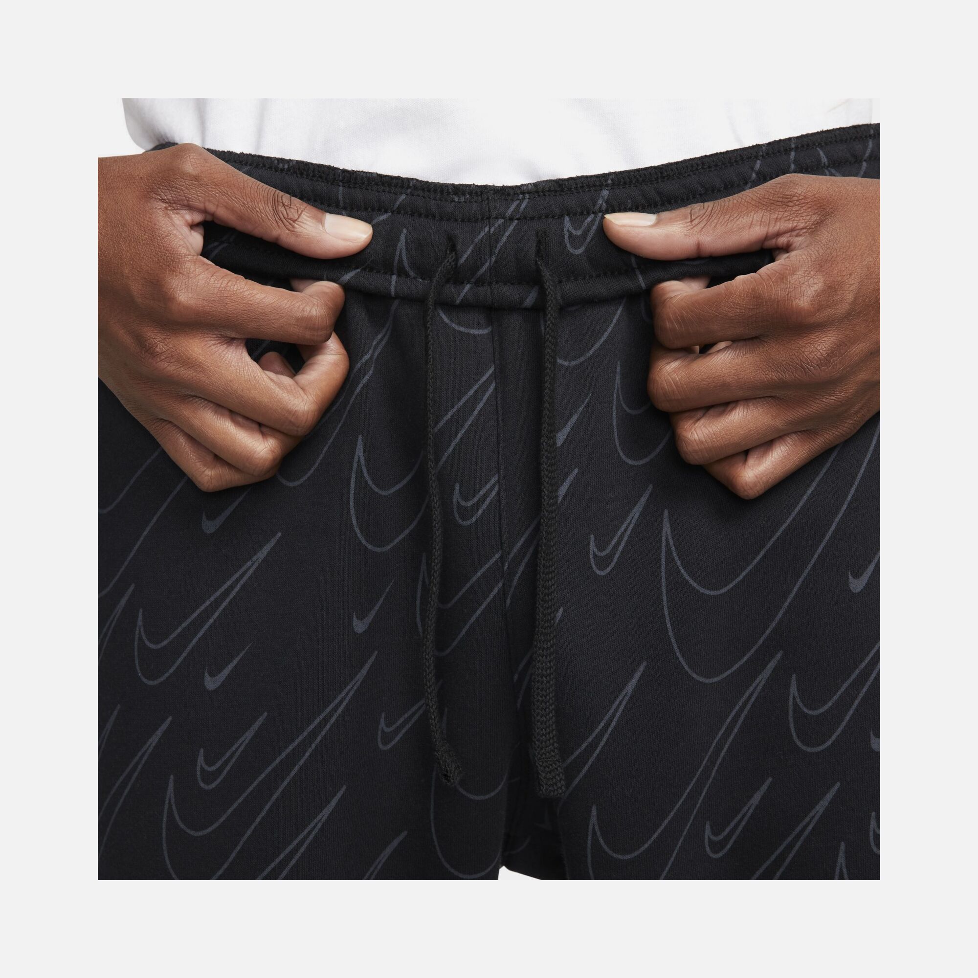 Nike Sportswear Swoosh Printed Fleece Erkek Eşofman Altı