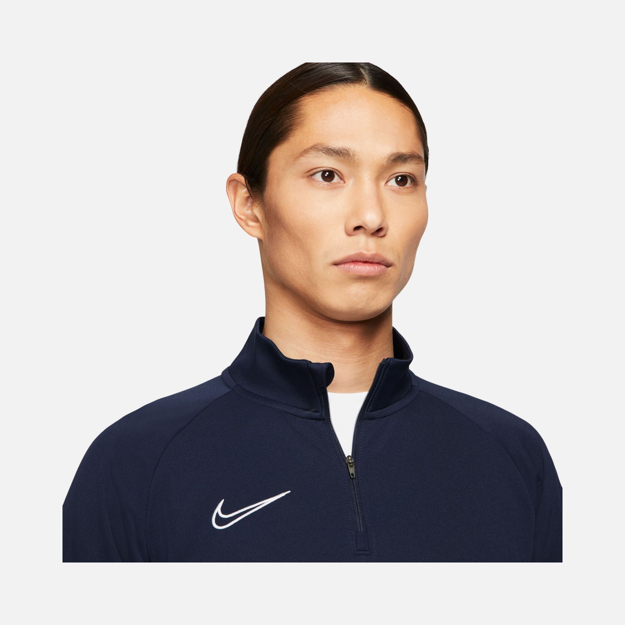 Nike Dri-Fit Academy Football Drill Half-Zip Long-Sleeve Erkek Tişört