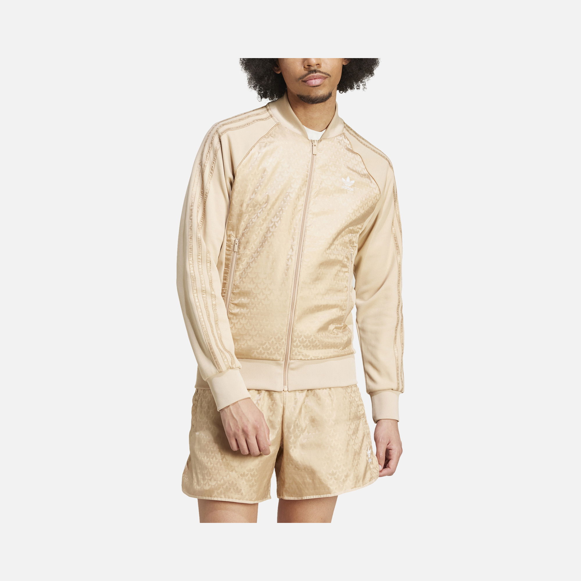 adidas Sportswear Mono Trefoil Graphic Details Full-Zip Erkek Ceket