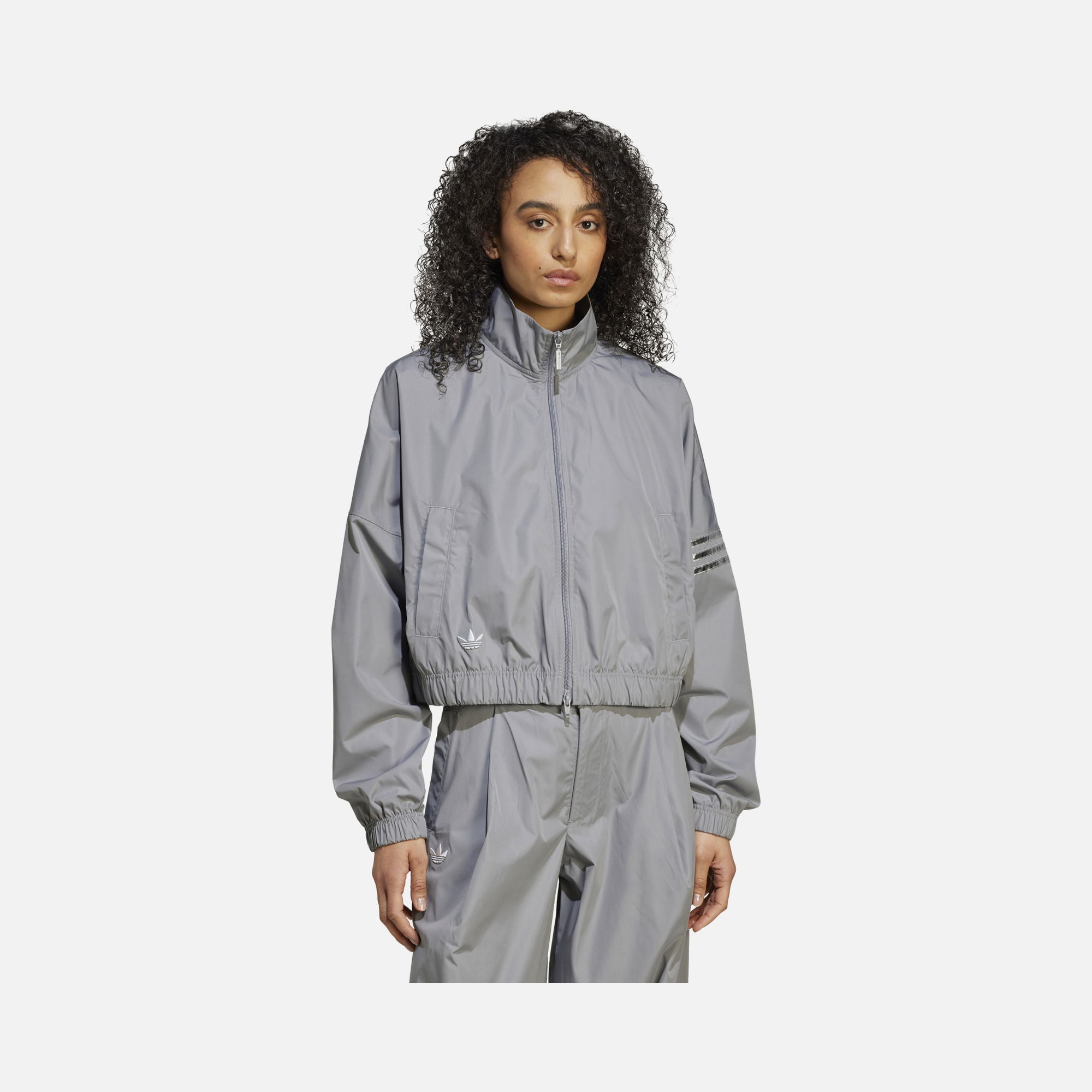 adidas Originals Neuclassics Naylon Windbreaker Woven Fabric Loose Cut Full-Zip Kadın Ceket