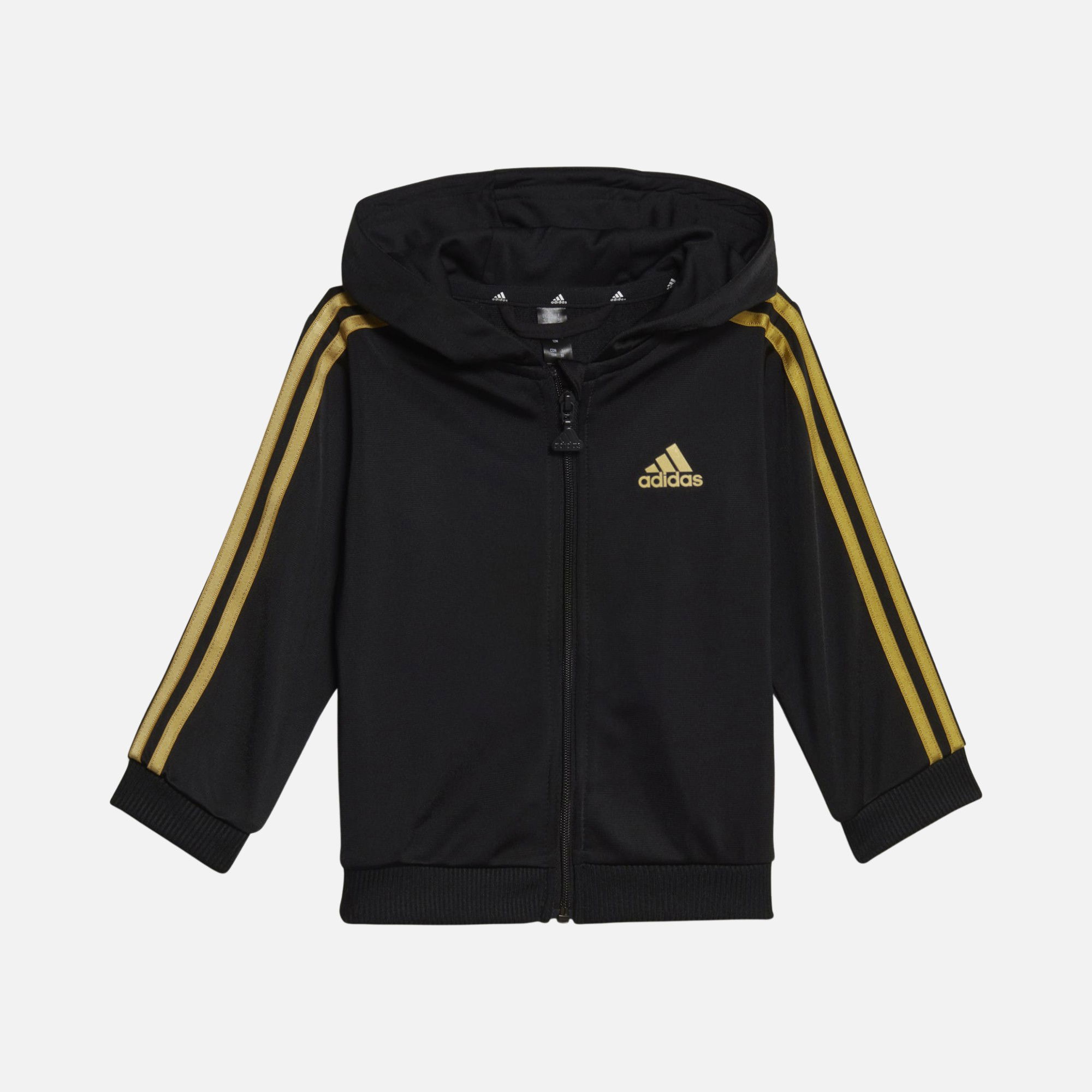 adidas Sportswear Essentials Shiny 3-Stripes Full-Zipp Çocuk Eşofman Takımı
