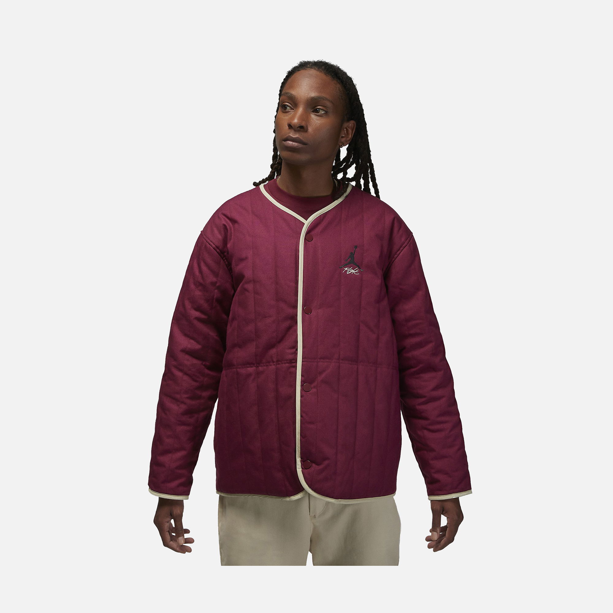 Nike Jordan Flight Heritage Liner Double-sided Full Length Snap Fastener Erkek Ceket