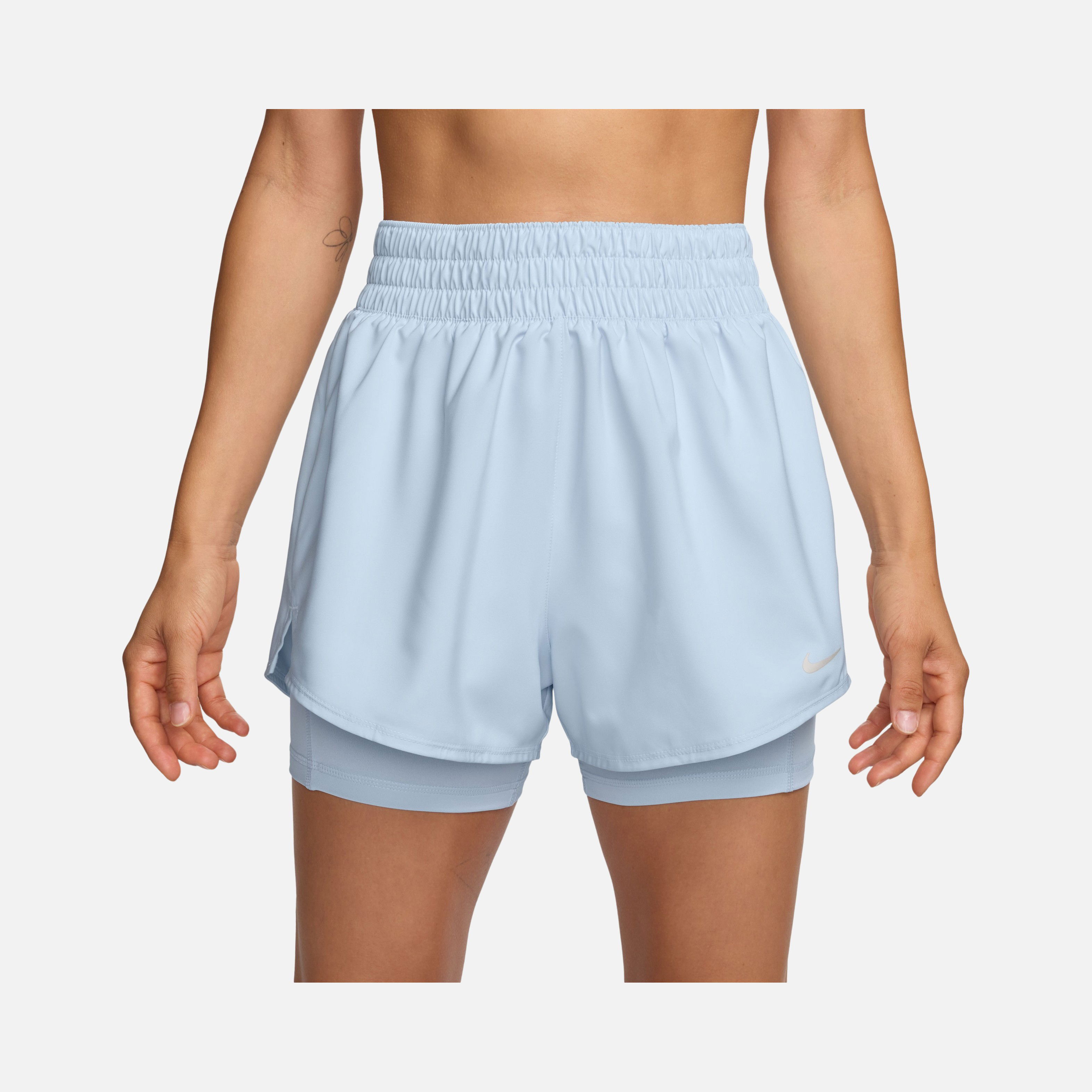 Nike Dri-Fit One High-Waisted 3" 2-in-1 Training Kadın Şort