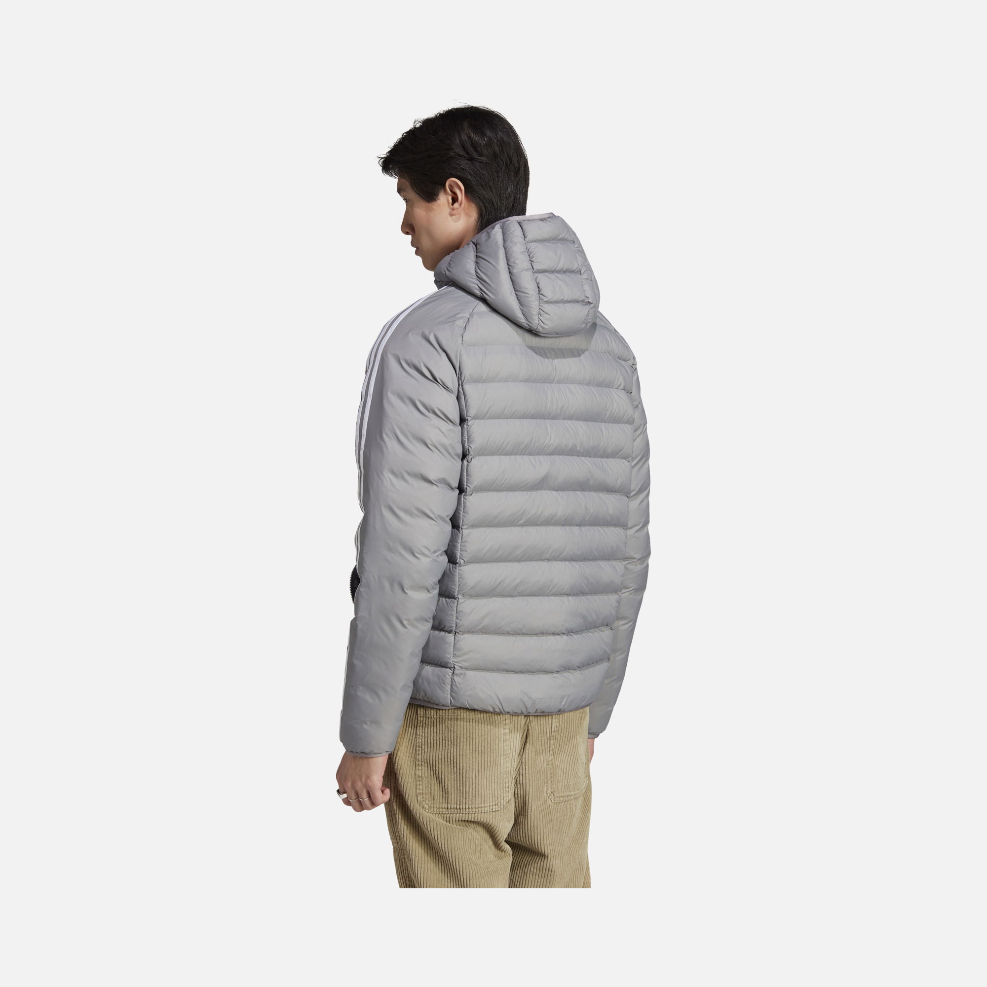 adidas Sportswear Padded 3-Stripes Full-Zip Hoodie Erkek Mont