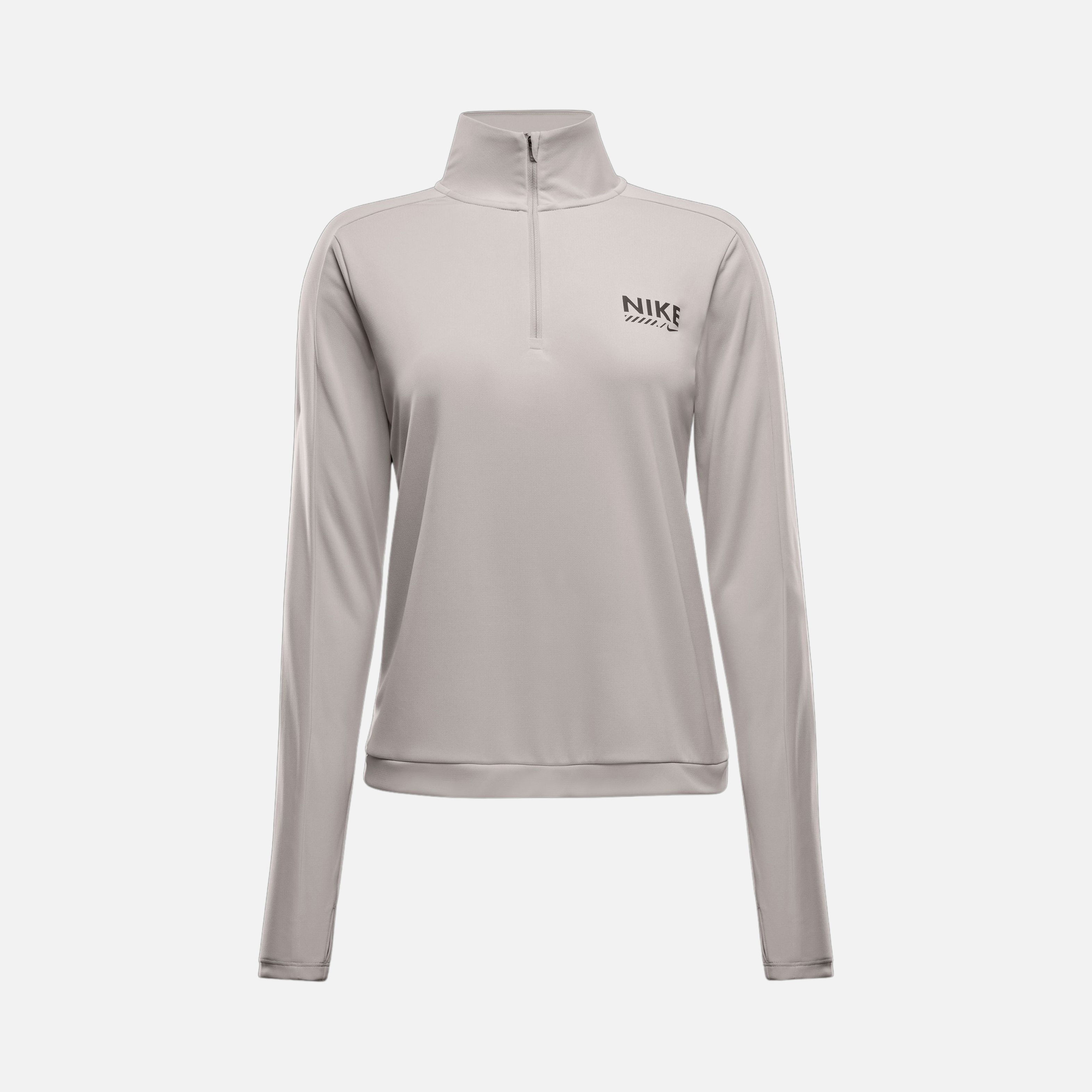 Nike Pacer Dri-Fit Half-Zip Running Long-Sleeve Kadın Tişört