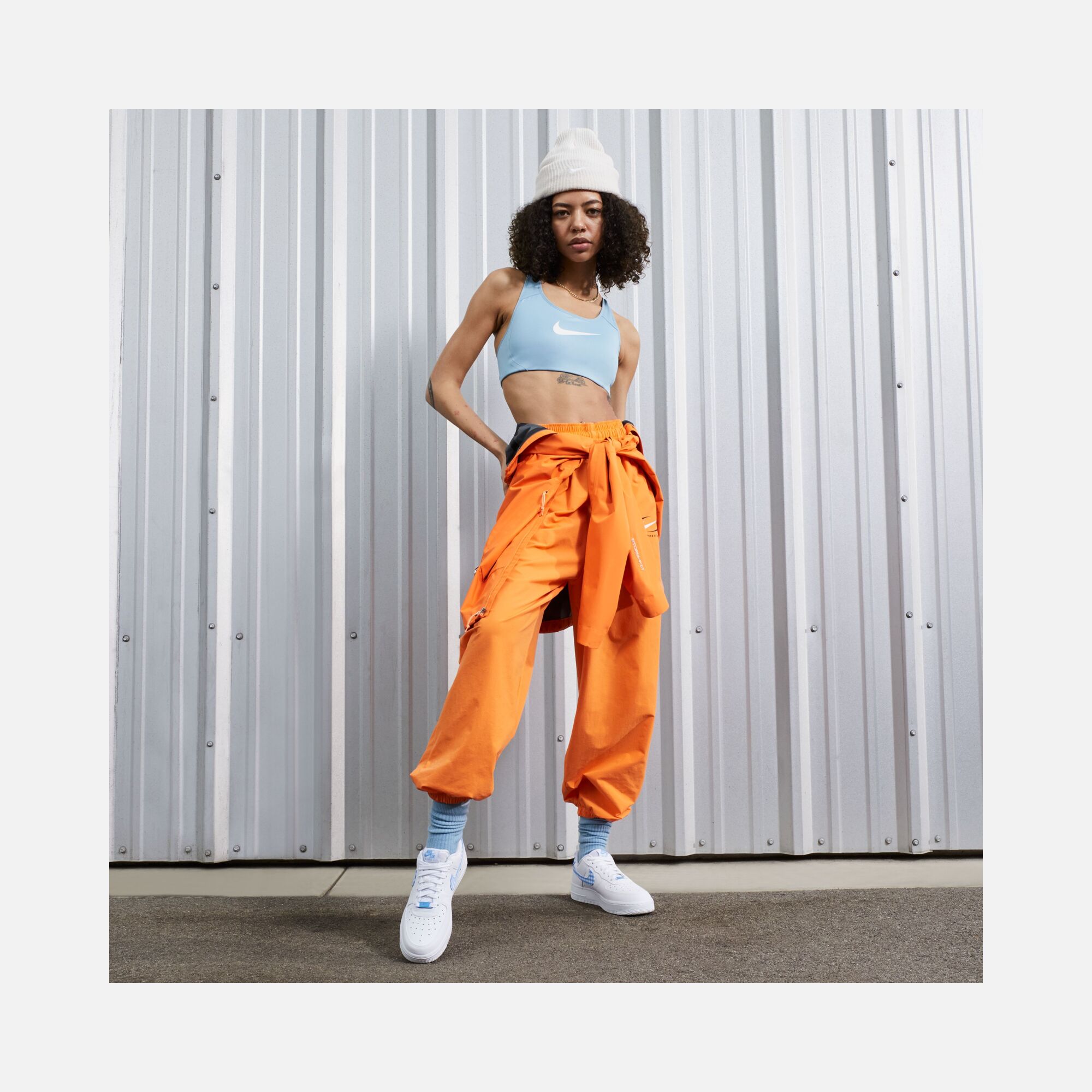 Nike Air Force 1 '07 ''Plaid Detail'' Kadın Spor Ayakkabı