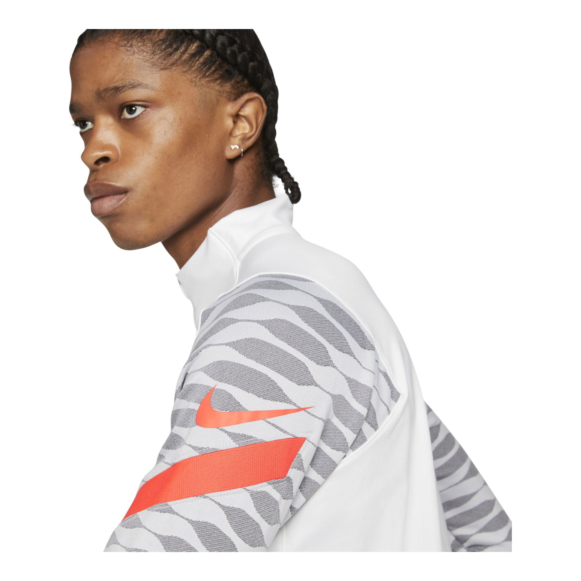 Nike Dri-Fit Strike 1/4-Zip Football Drill Top Long-Sleeve Erkek Tişört