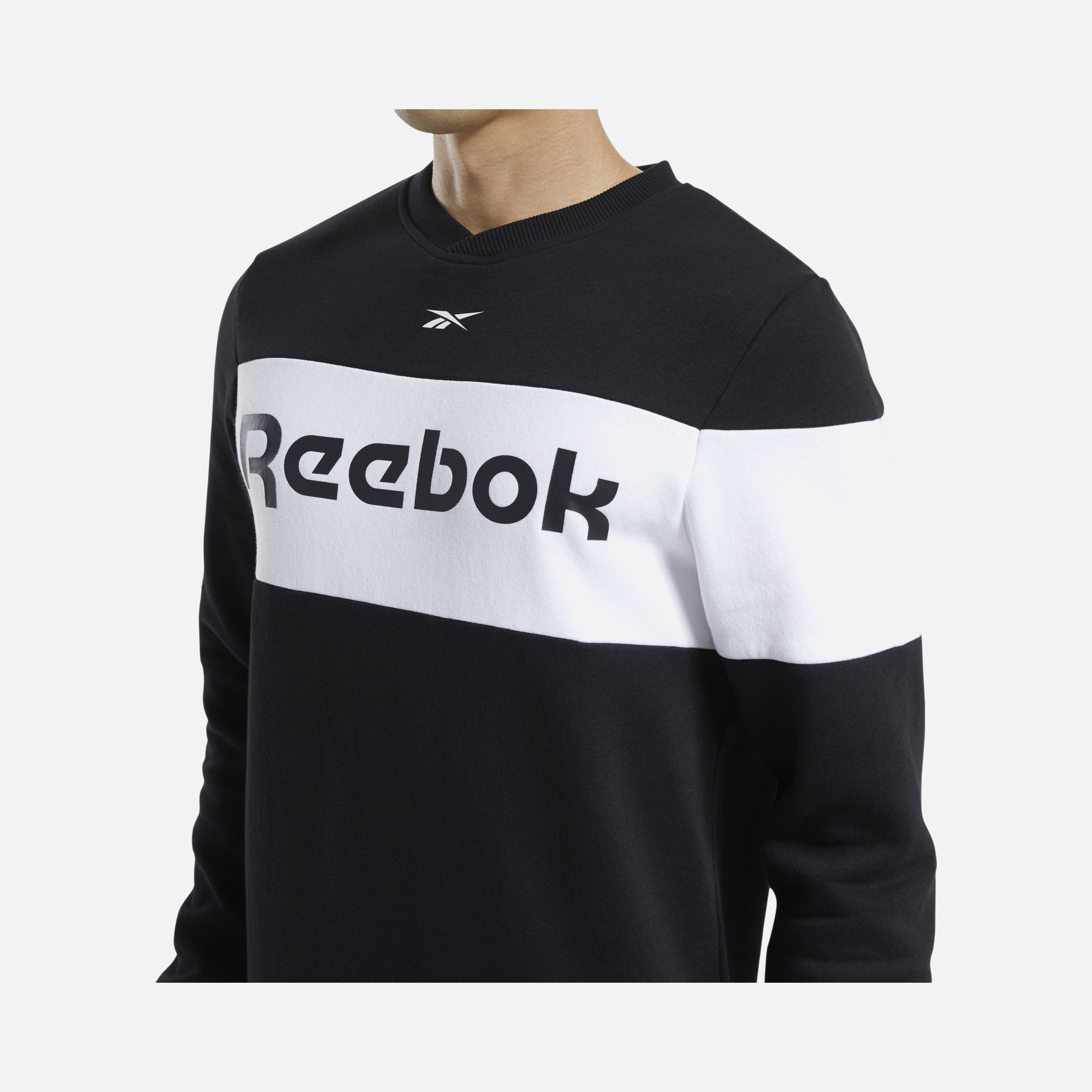 Reebok Training Essentials Fleece Crew Erkek Sweatshirt