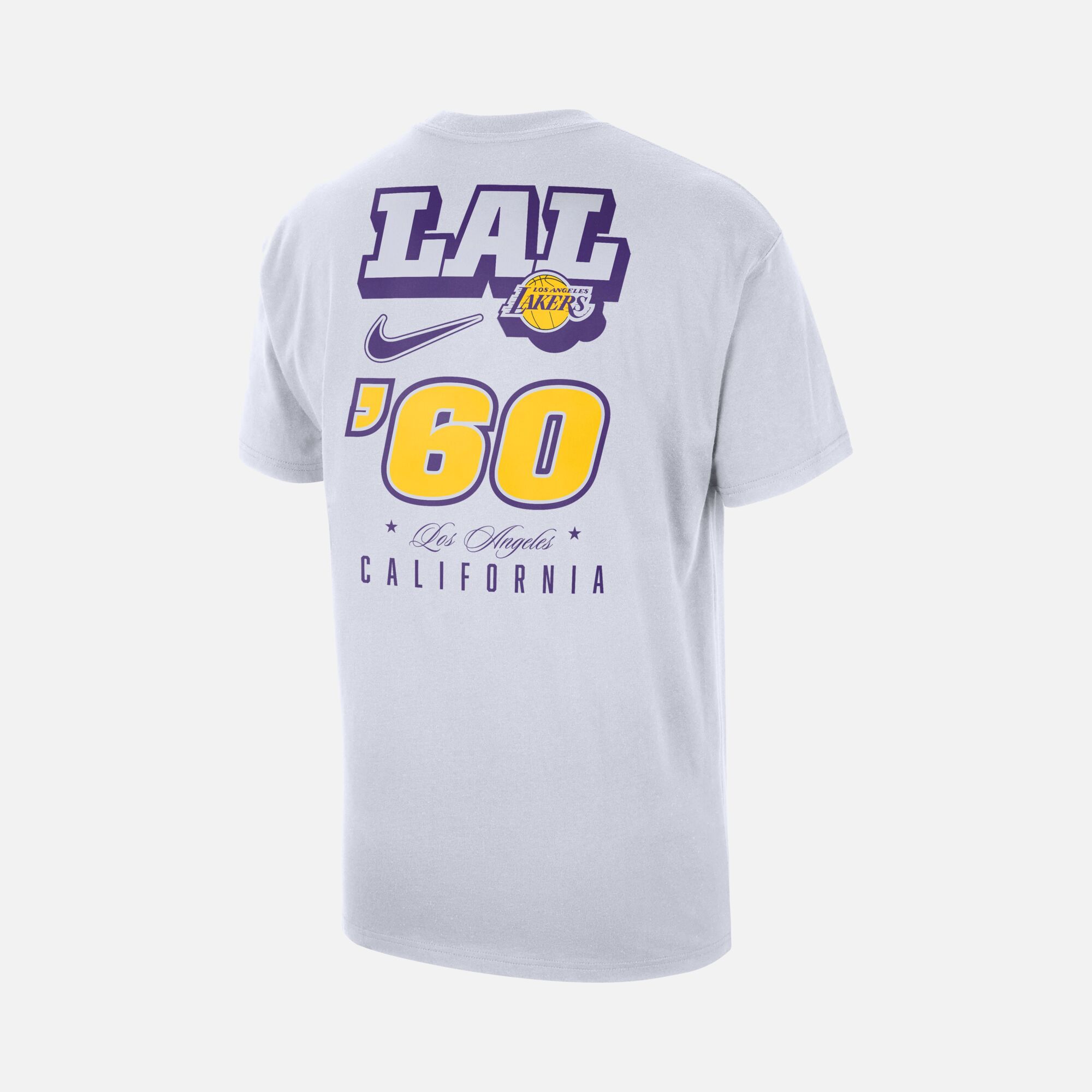 Nike Los Angeles Lakers Courtside NBA Short-Sleeve Erkek Tişört