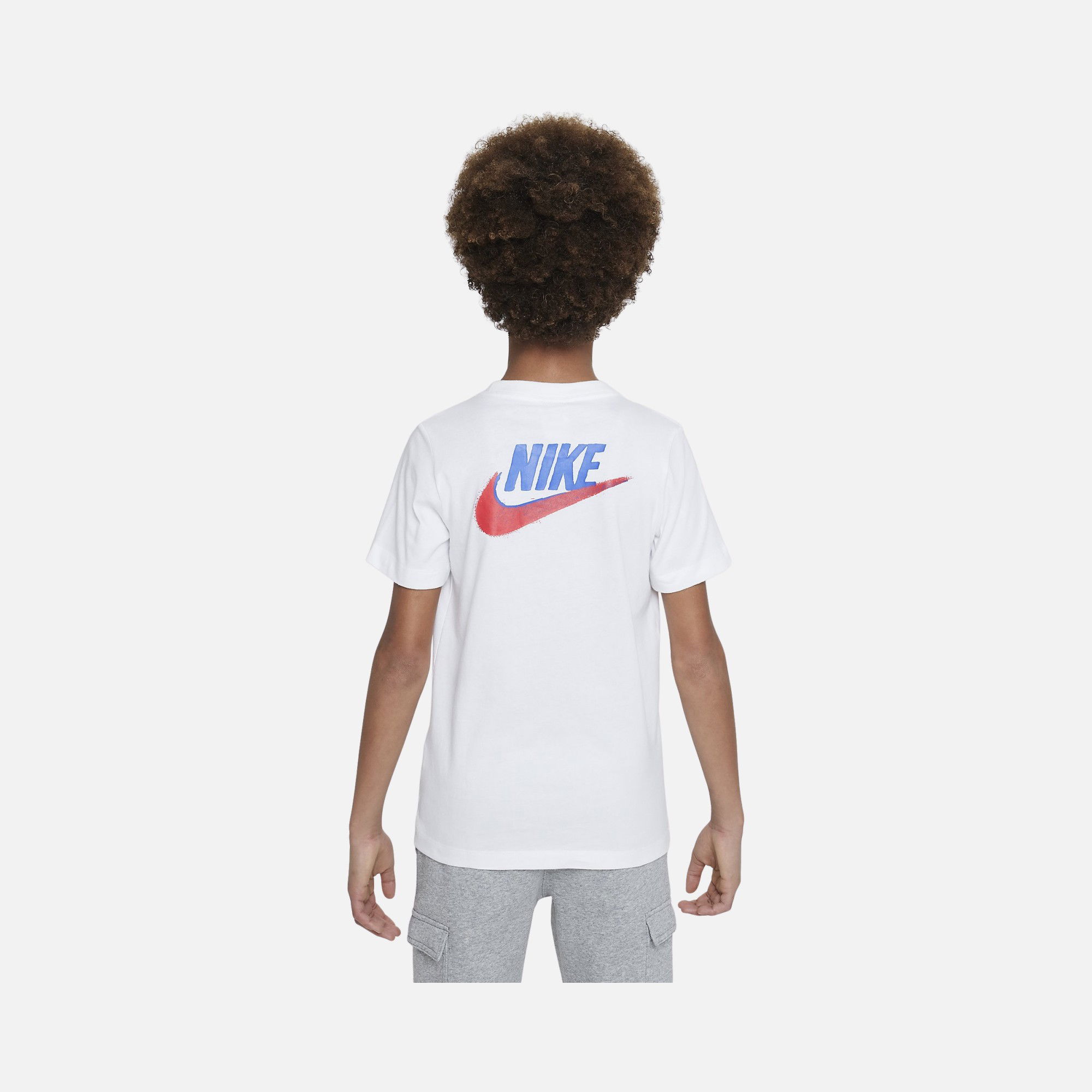 Nike Sportswear Swoosh Logo Short-Sleeve (Boy's) Çocuk Tişört