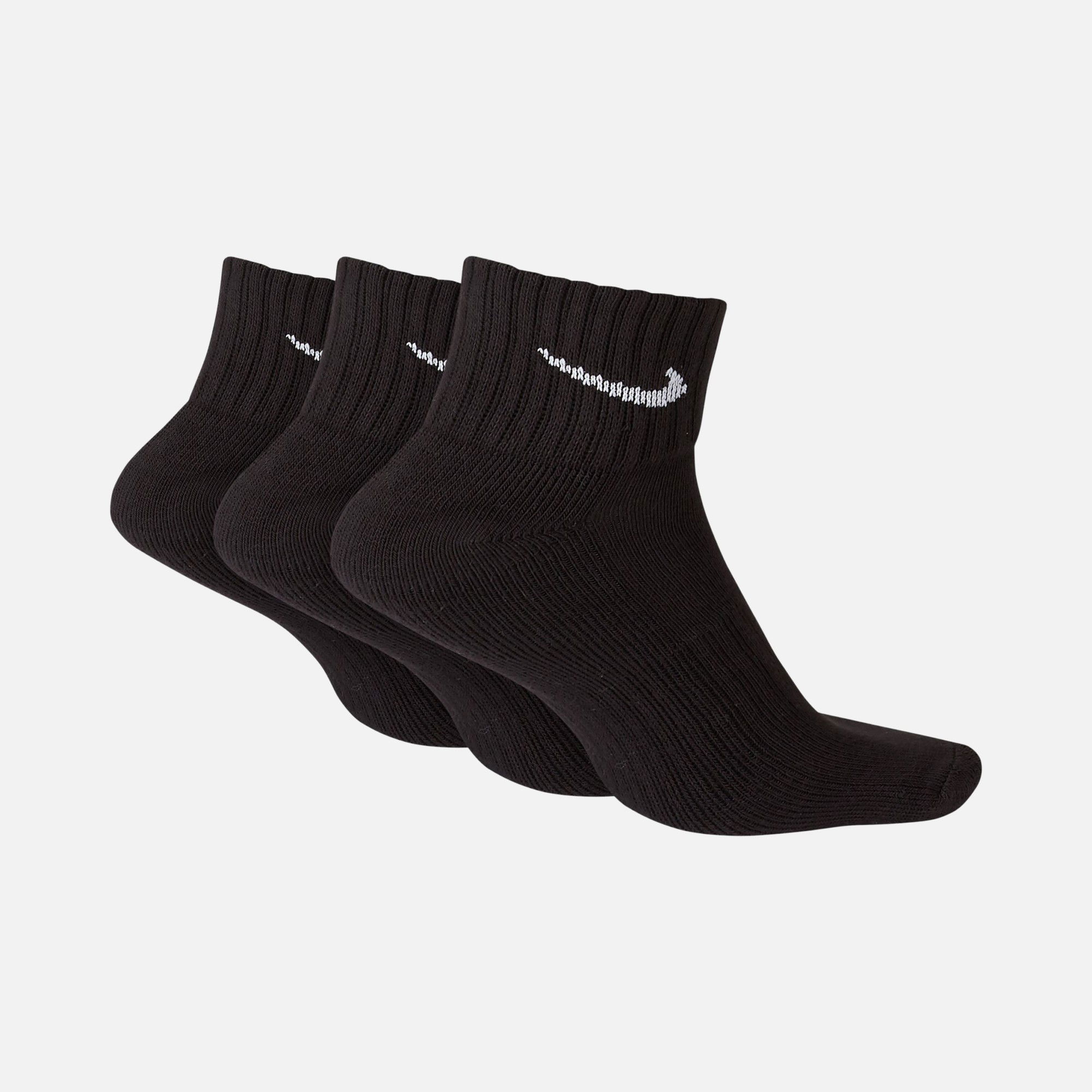 Nike Cushioned Ankle Cotton Training (3 Pairs) Unisex Çorap