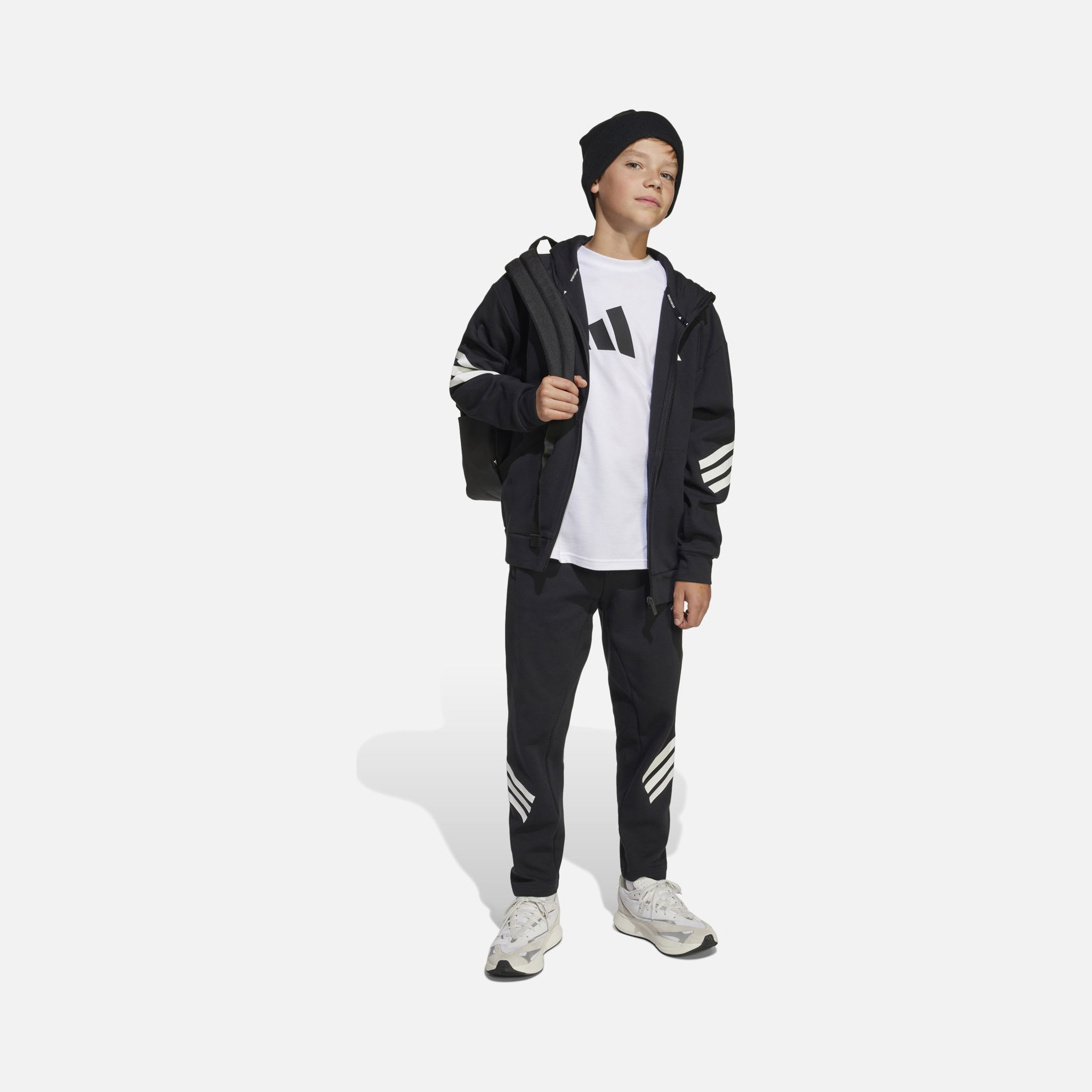 adidas Future Icons 3-Stripes Ankle-Length Regular-Fit Versatile Çocuk Eşofman Altı