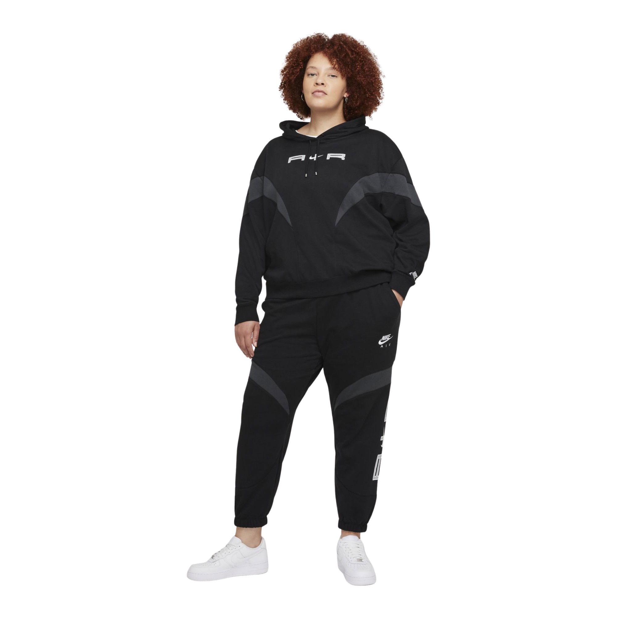 Nike Sportswear Air Mock Fleece Hoodie Kadın Sweatshirt