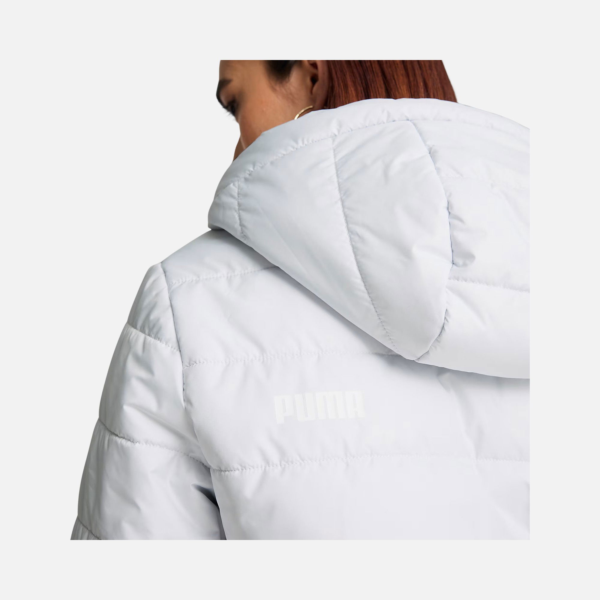 Puma Sportswear Essentials Padded Full-Zip Hoodie Kadın Mont