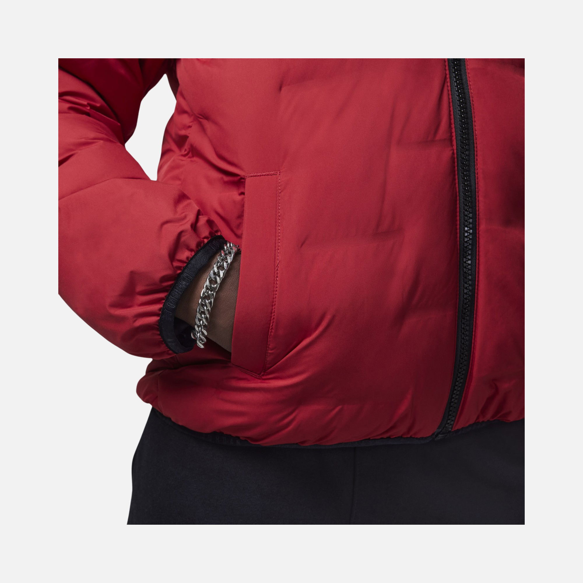 Nike Jordan  Welded Puffer Full-Zip Hoodie Çocuk Mont