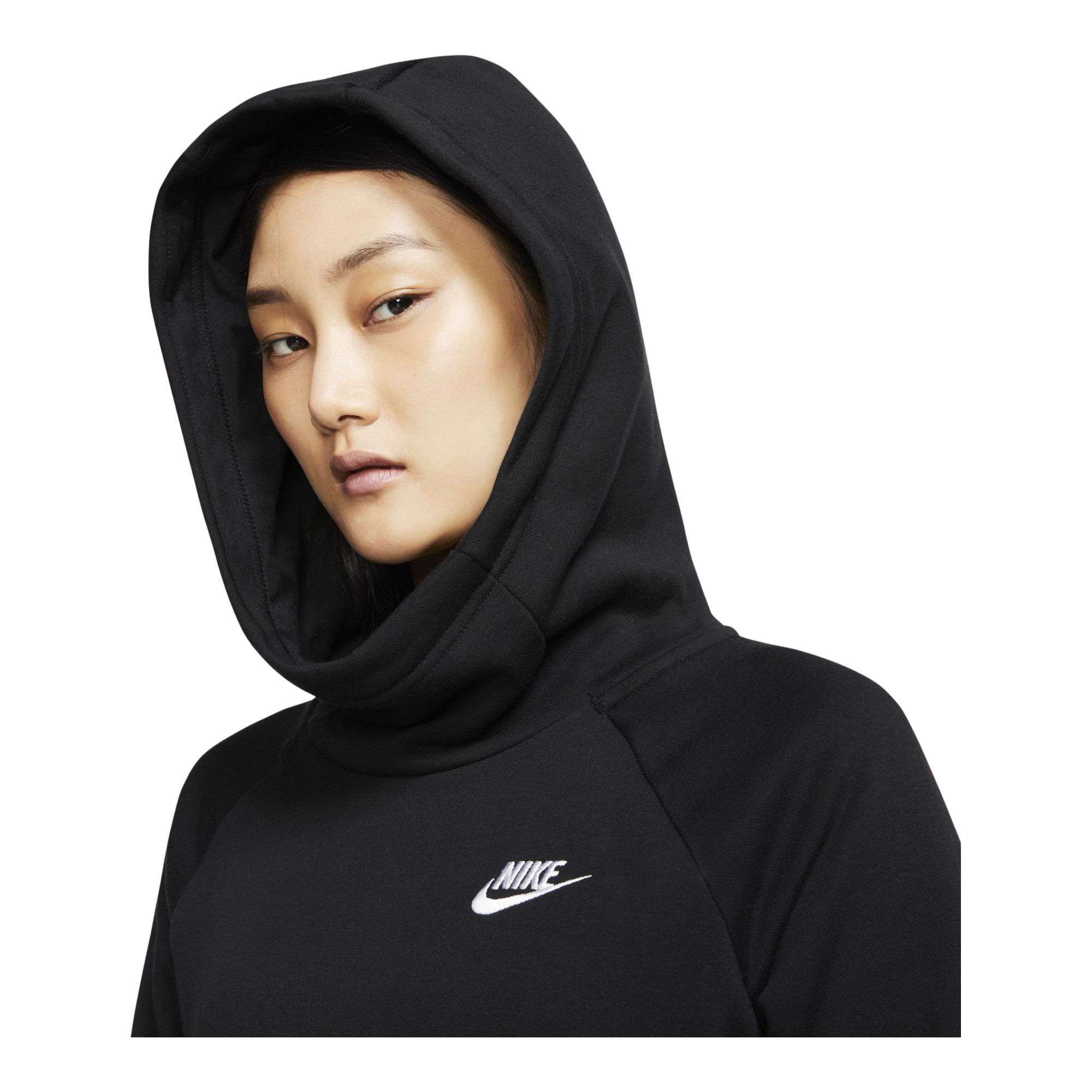 Nike Sportswear Essential Funnel-Neck Fleece Hoodie Kadın Sweatshirt