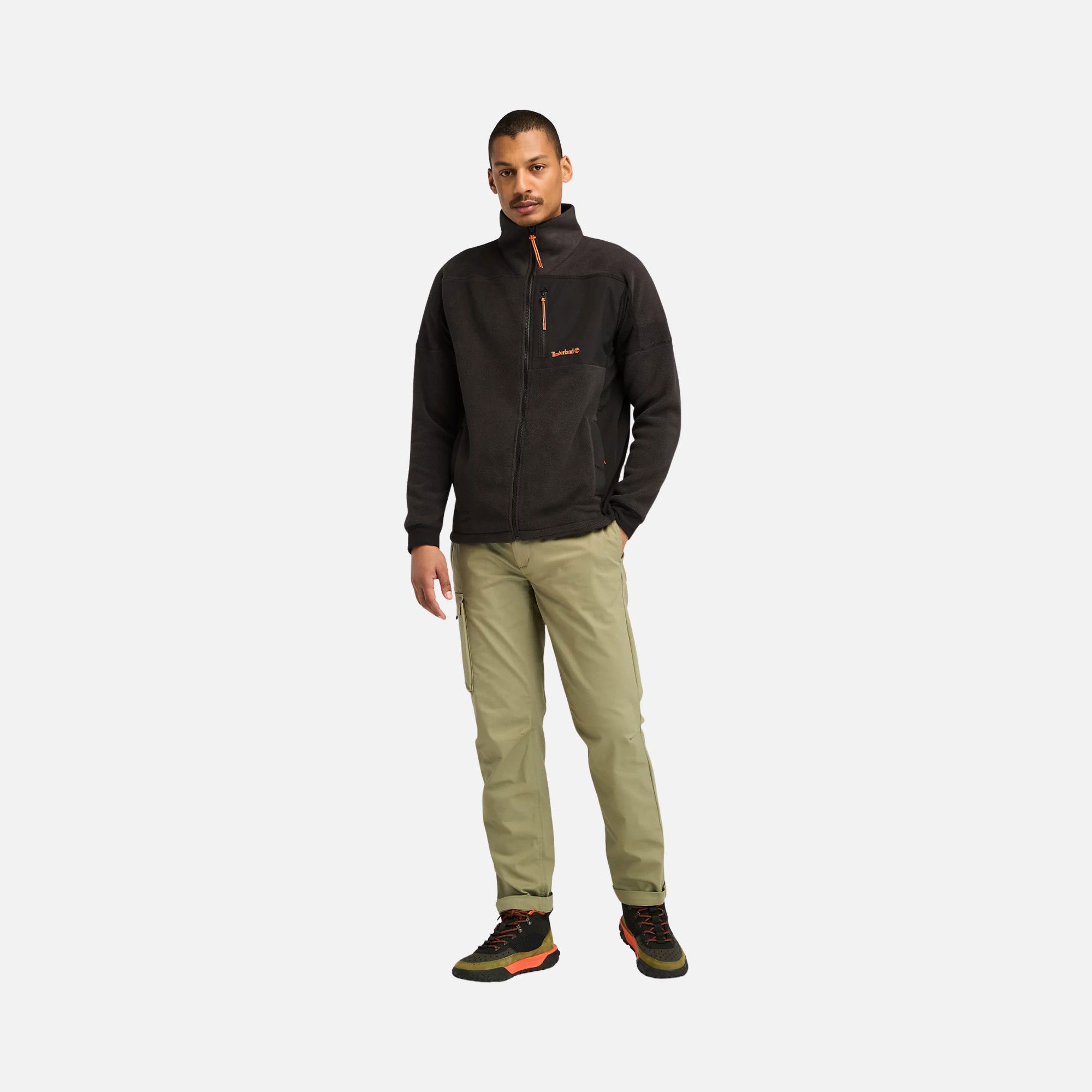 Timberland Polartec Mix Media Fleece Full-Zip Erkek Ceket