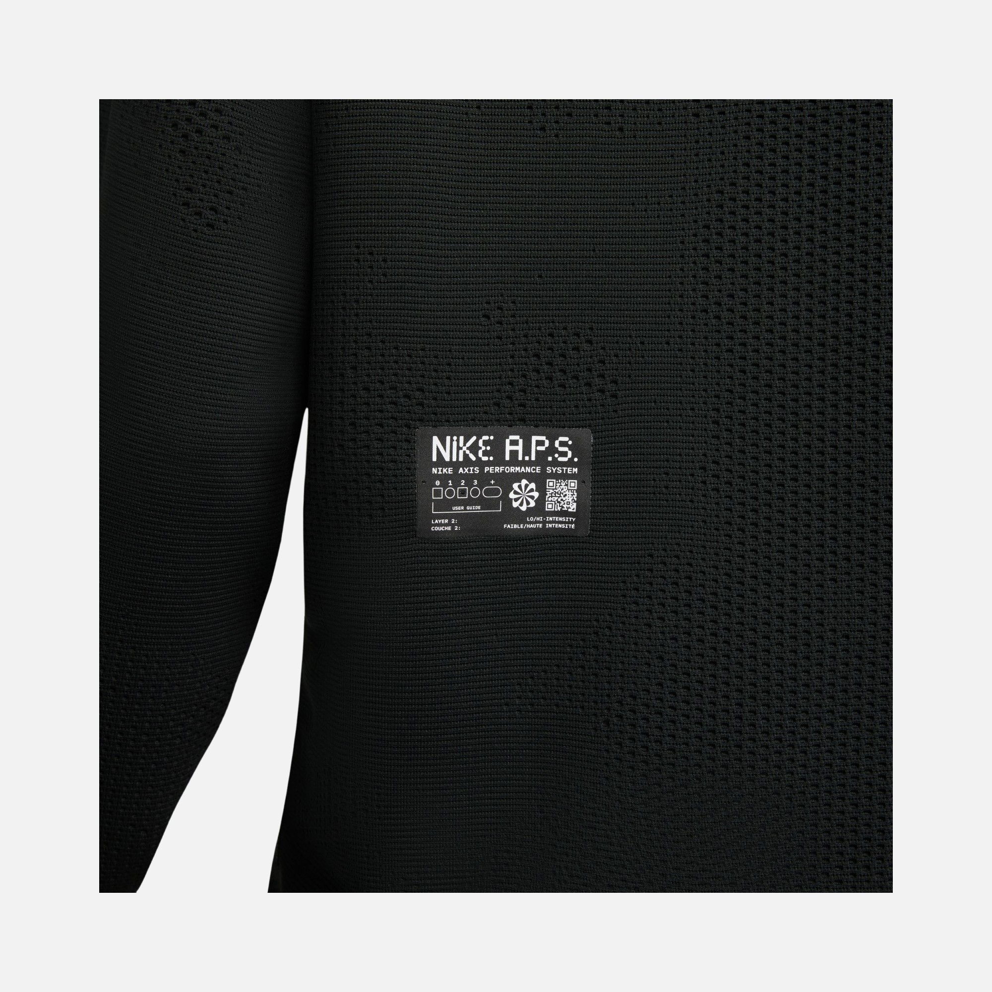 Nike Therma-Fit ADV Axis Performance System Fleece Training Long-Sleeve Erkek Tişört