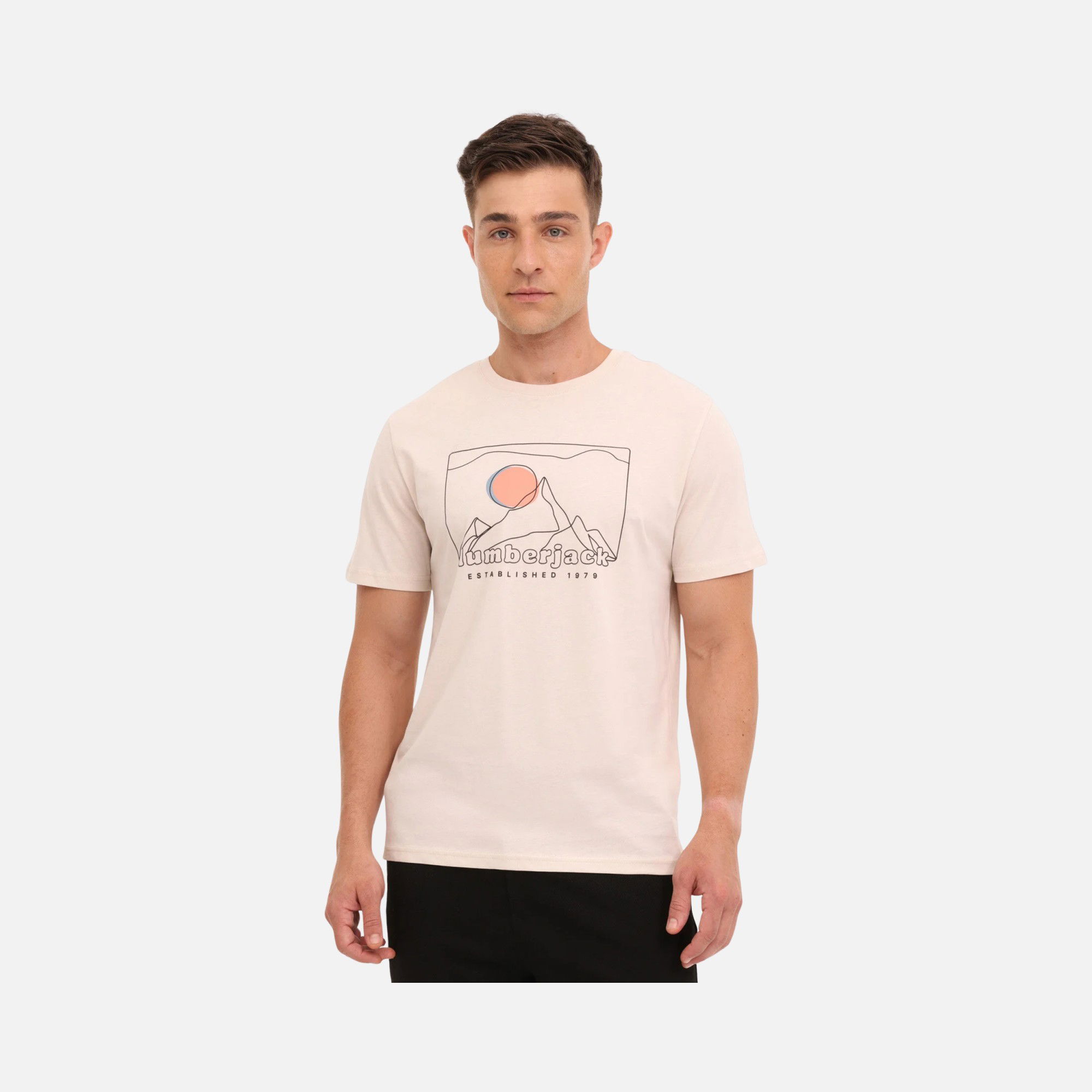 Lumberjack Sportswear Established Graphic Short-Sleeve Erkek Tişört